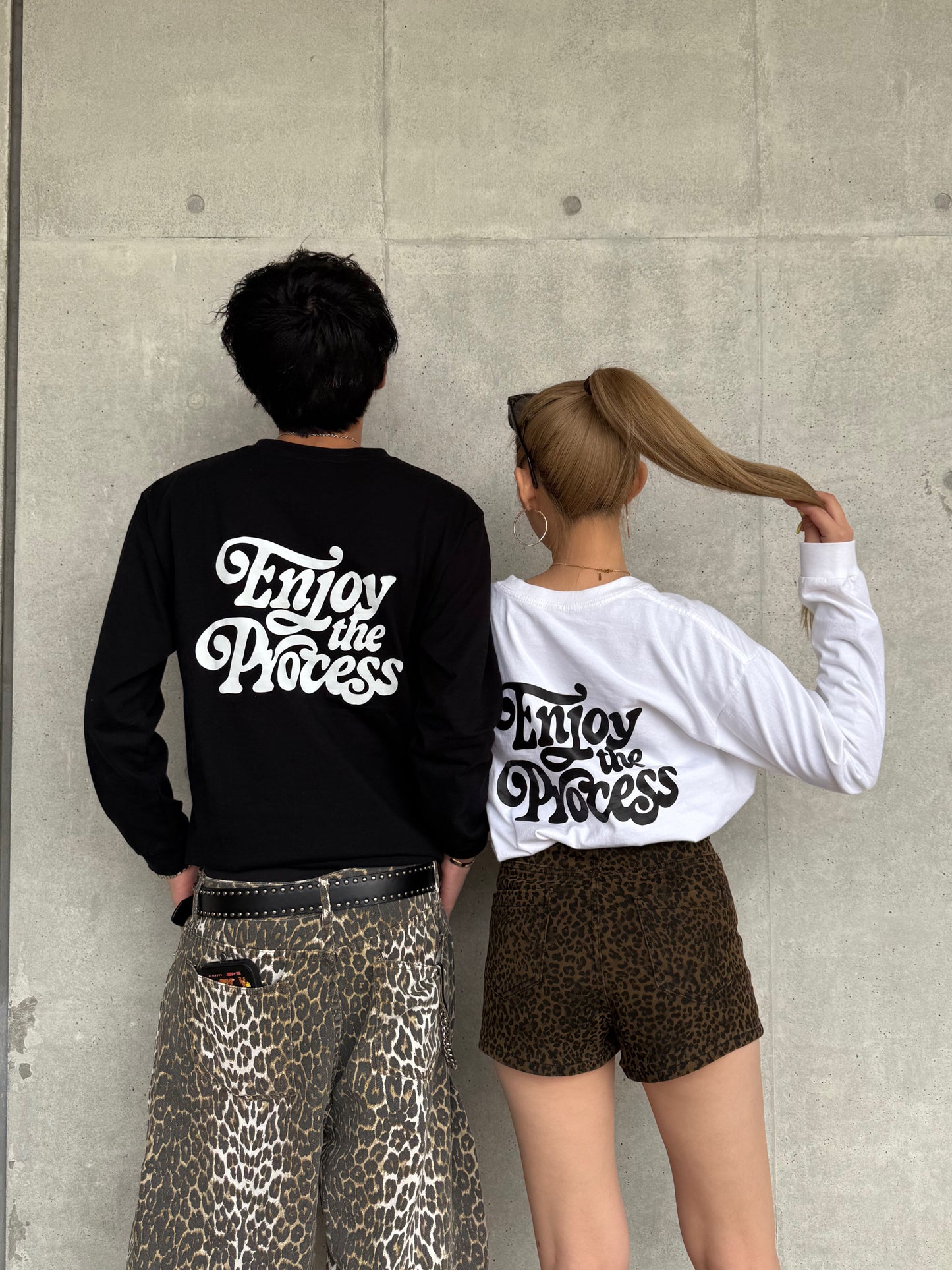 ユニセックスロゴロングスリーブTシャツ DPB73254