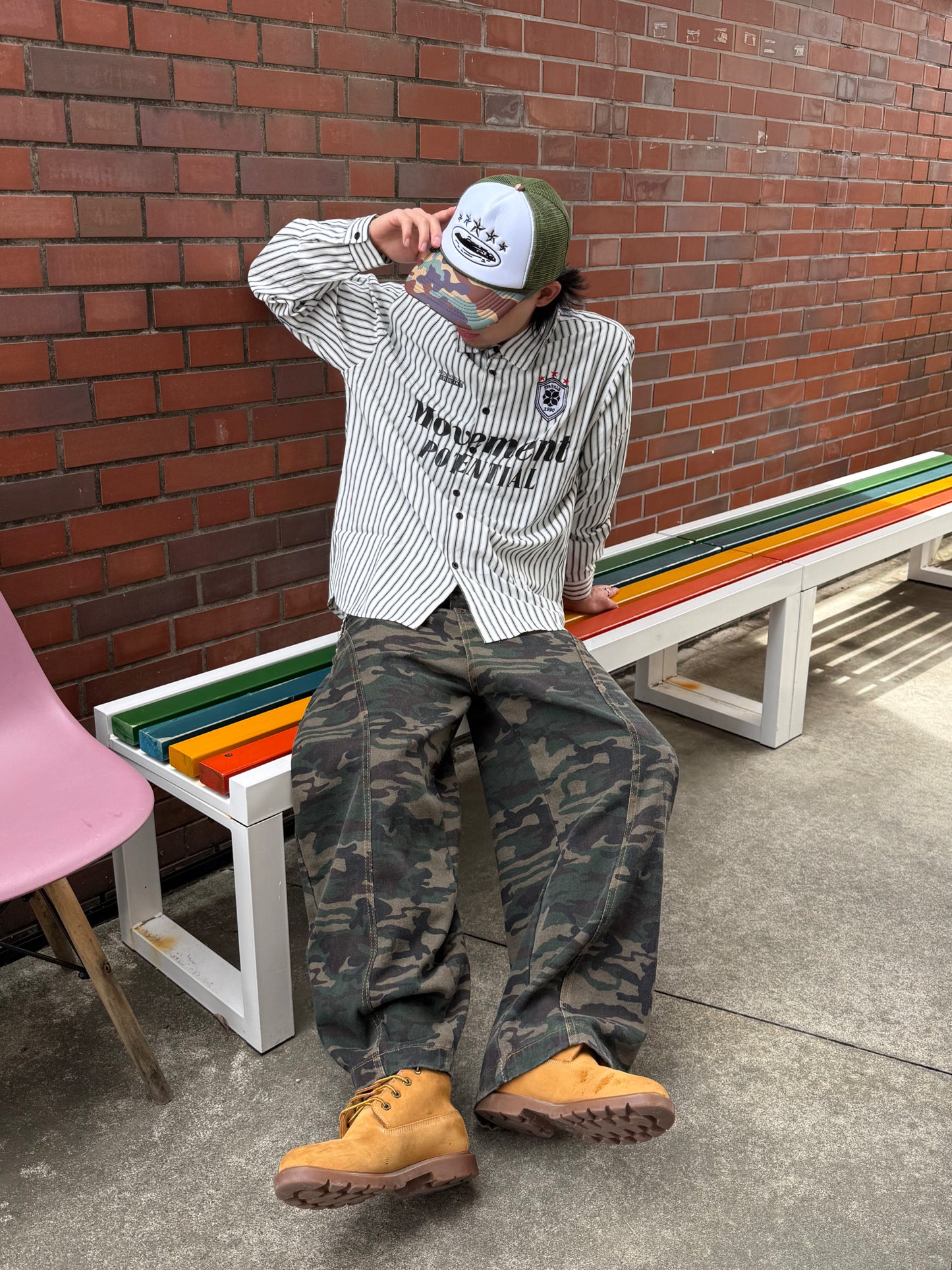 ストリートボーダーシャツ DPB90159