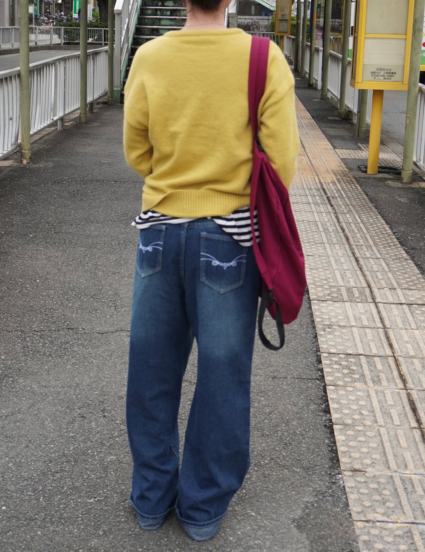 ストレートウォッシュデニムパンツ DPB85346