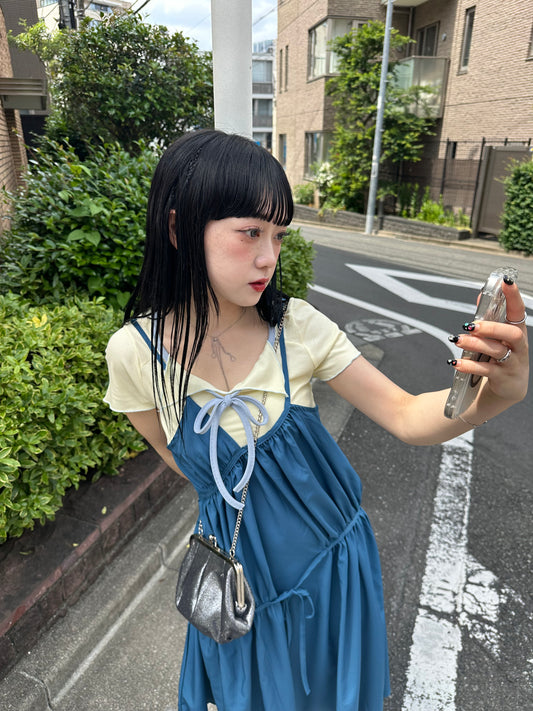 ギャザーキャミワンピース DPB76010