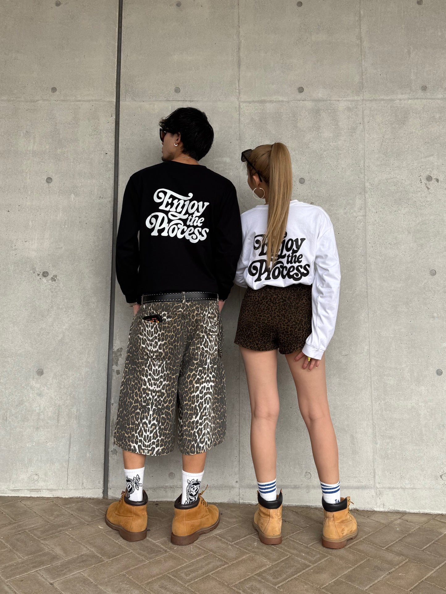 ユニセックスロゴロングスリーブTシャツ DPB73254