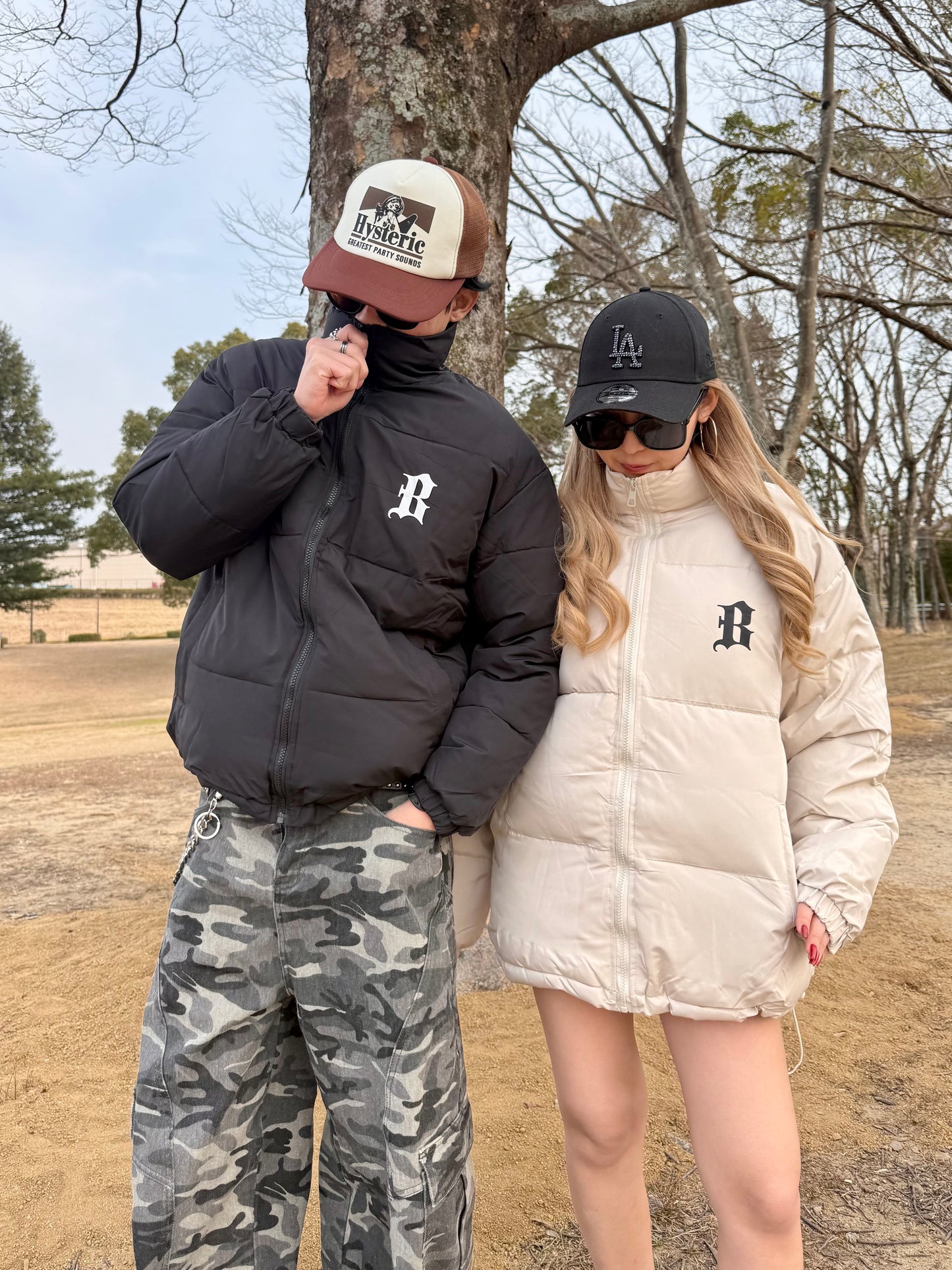 ユニセックスロゴダウン DPB73584