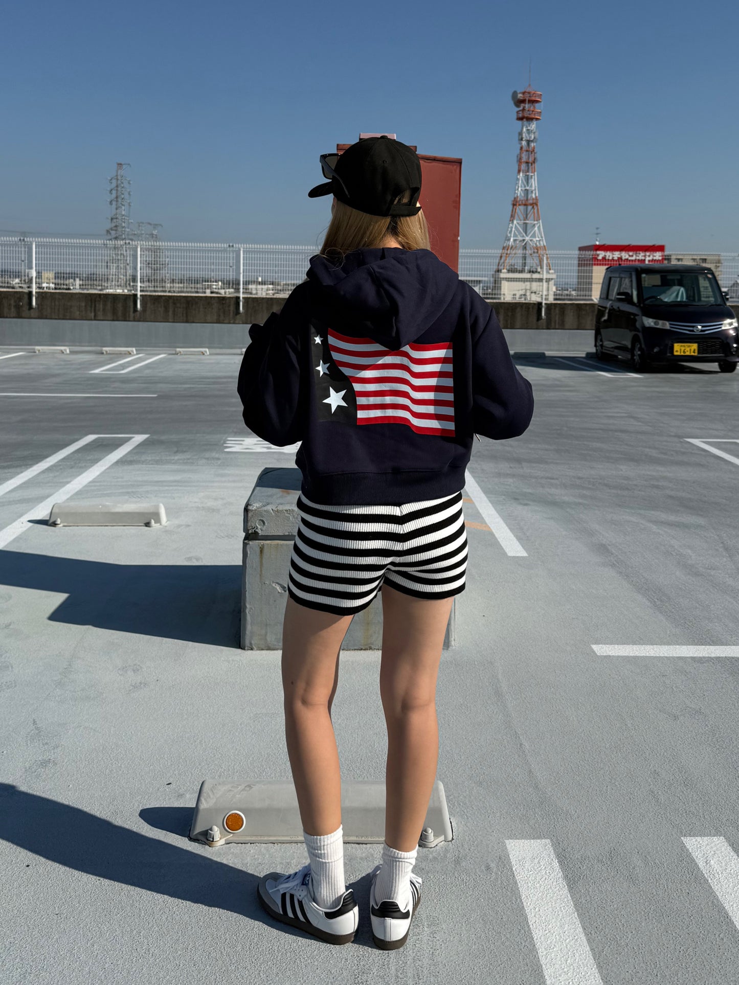 アメリカンプリントパーカー DPB73547