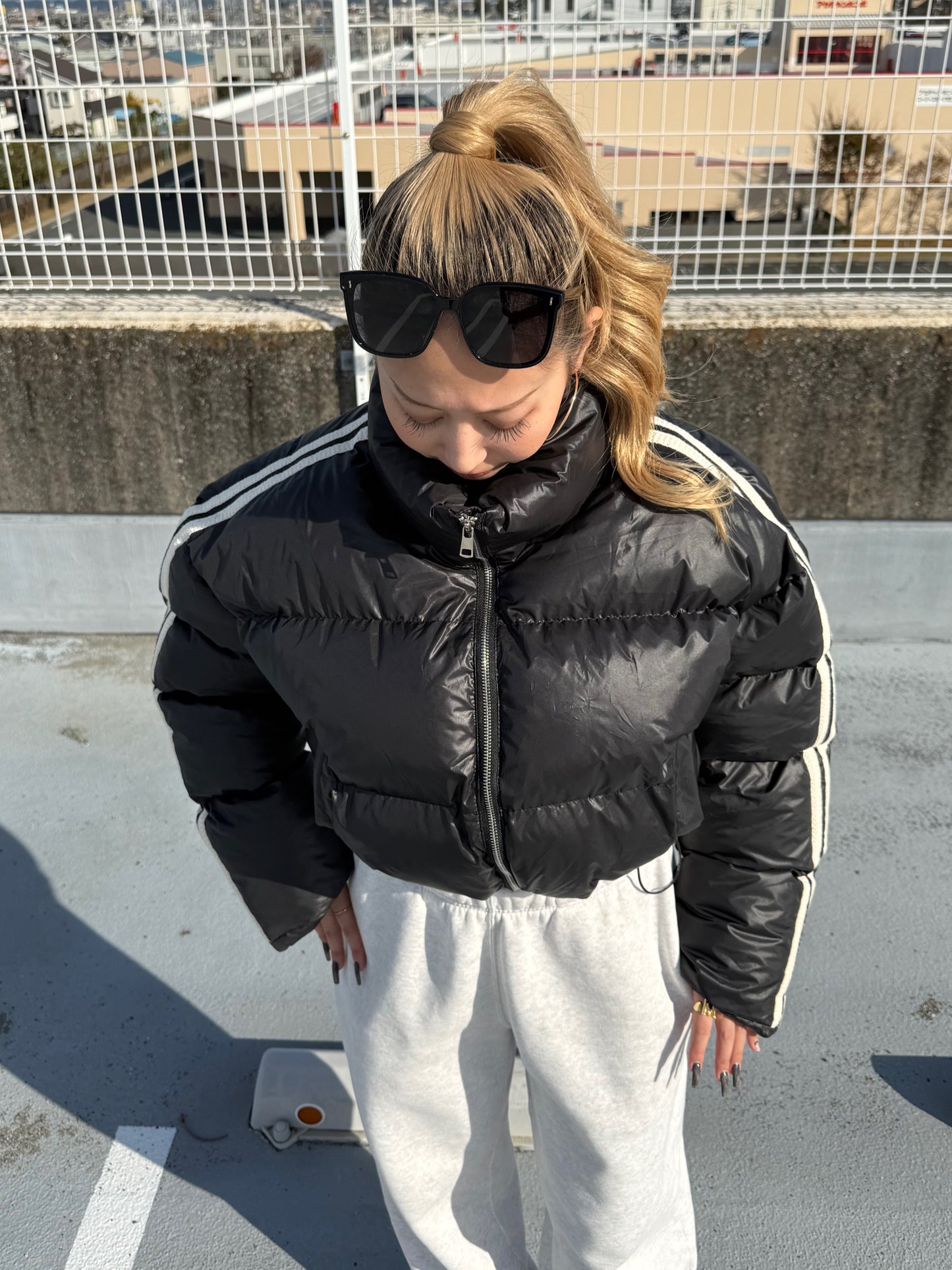 ラインショートダウンジャケット DPB73541