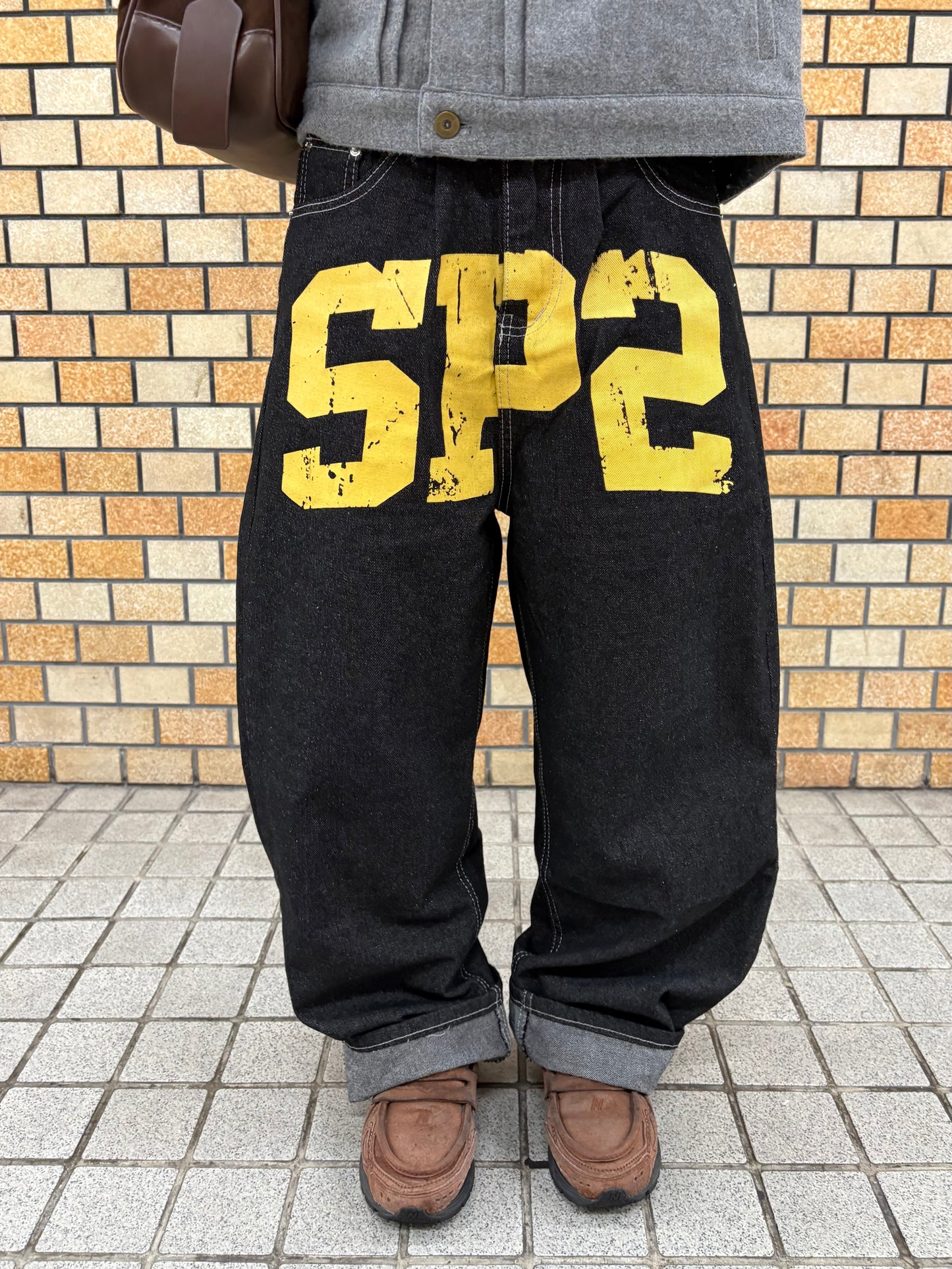 ハイストリートウォッシュロゴデニムパンツ DPB99026