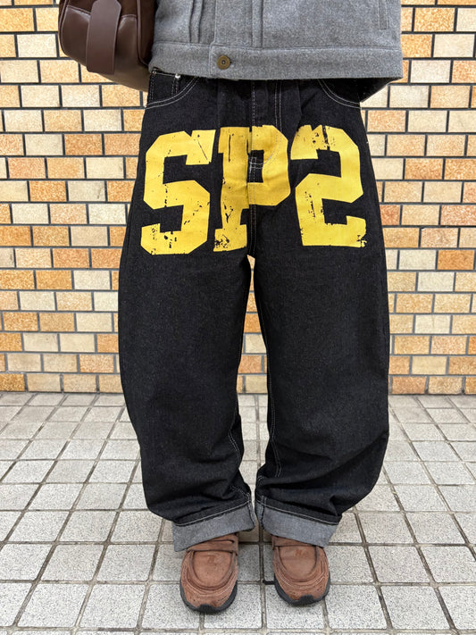 ハイストリートウォッシュロゴデニムパンツ DPB99026