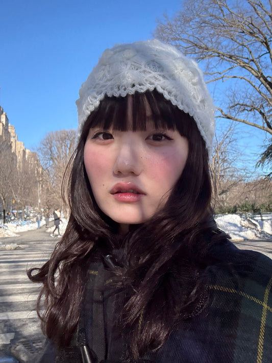 クロシェニット帽 DPA43758