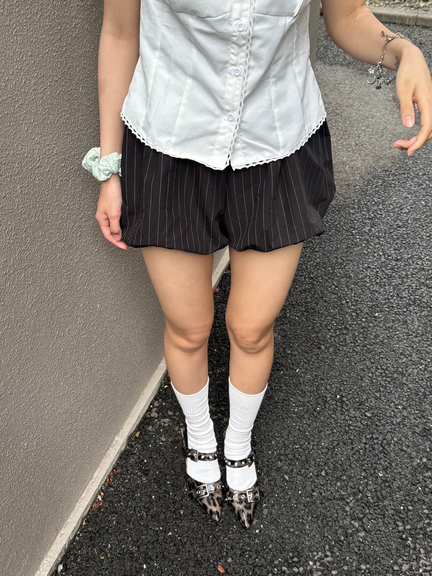 ストライプバルーンショートパンツ DPB93123