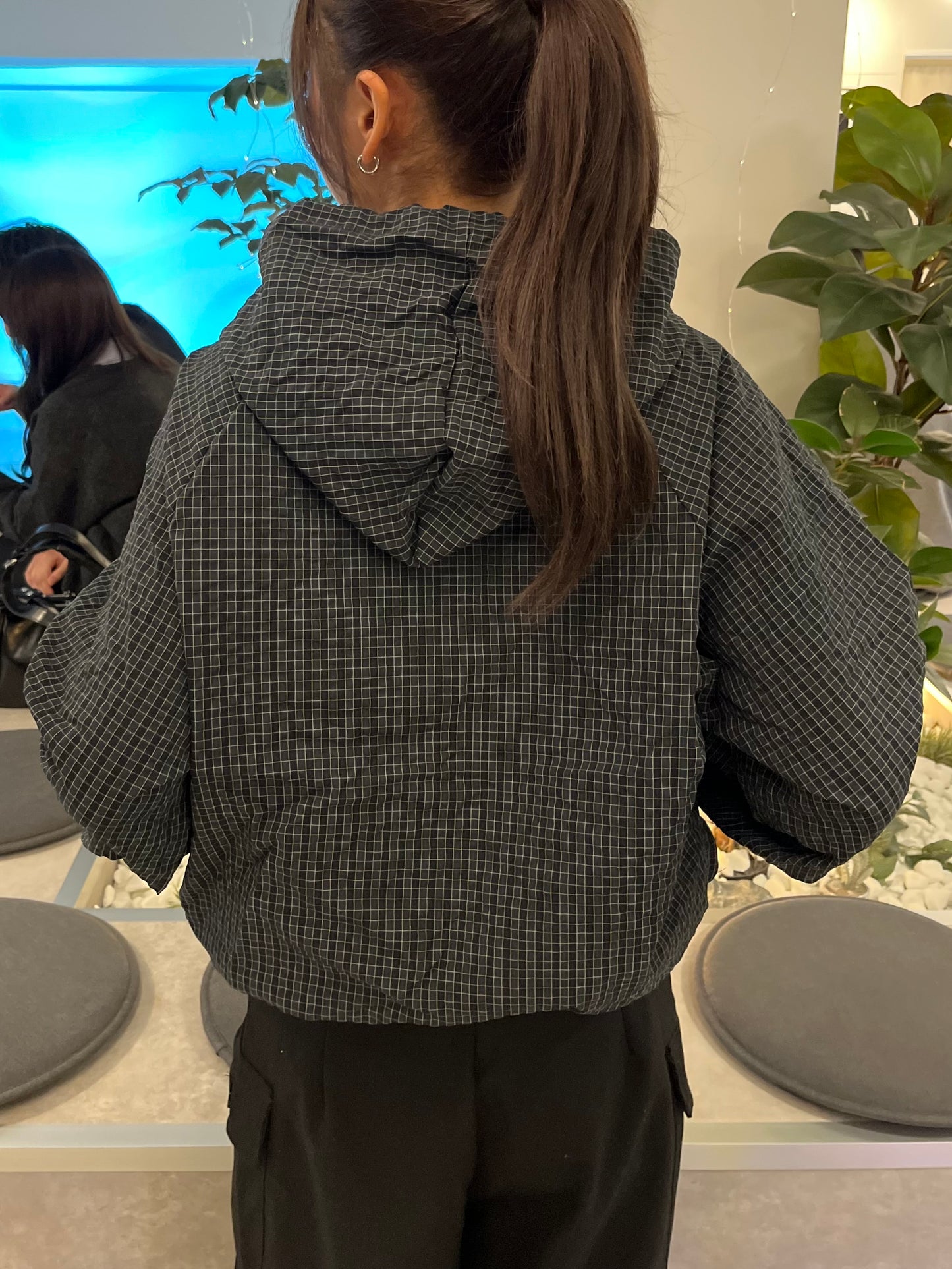 チェックアノラックパーカー DPB94024