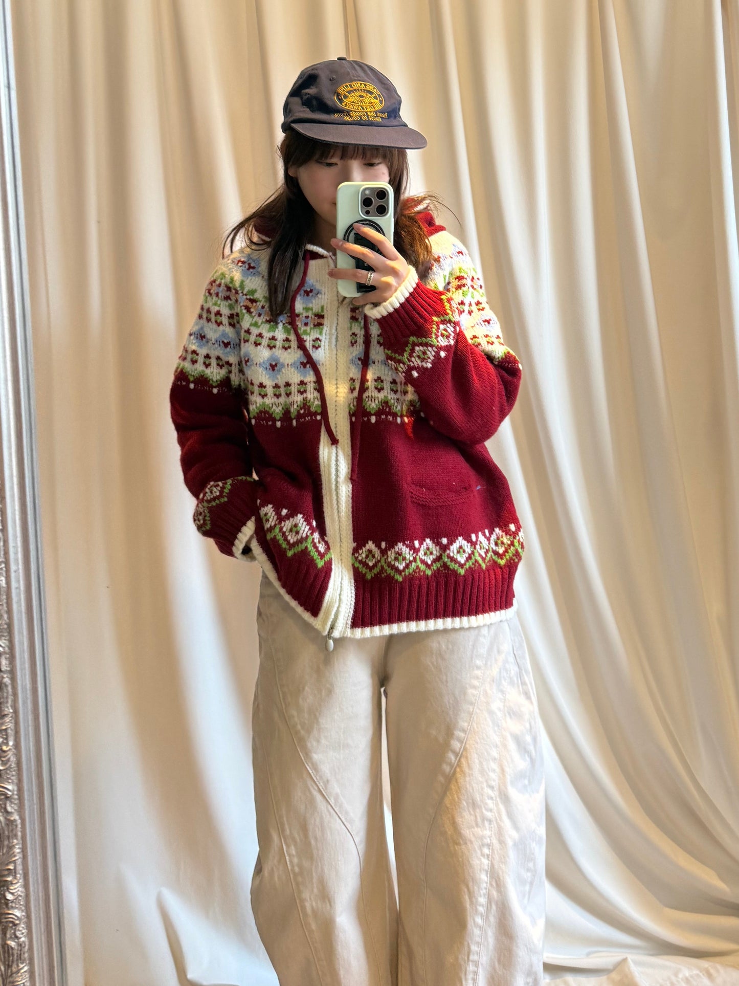 ノルディックフルジップニット DPB91065