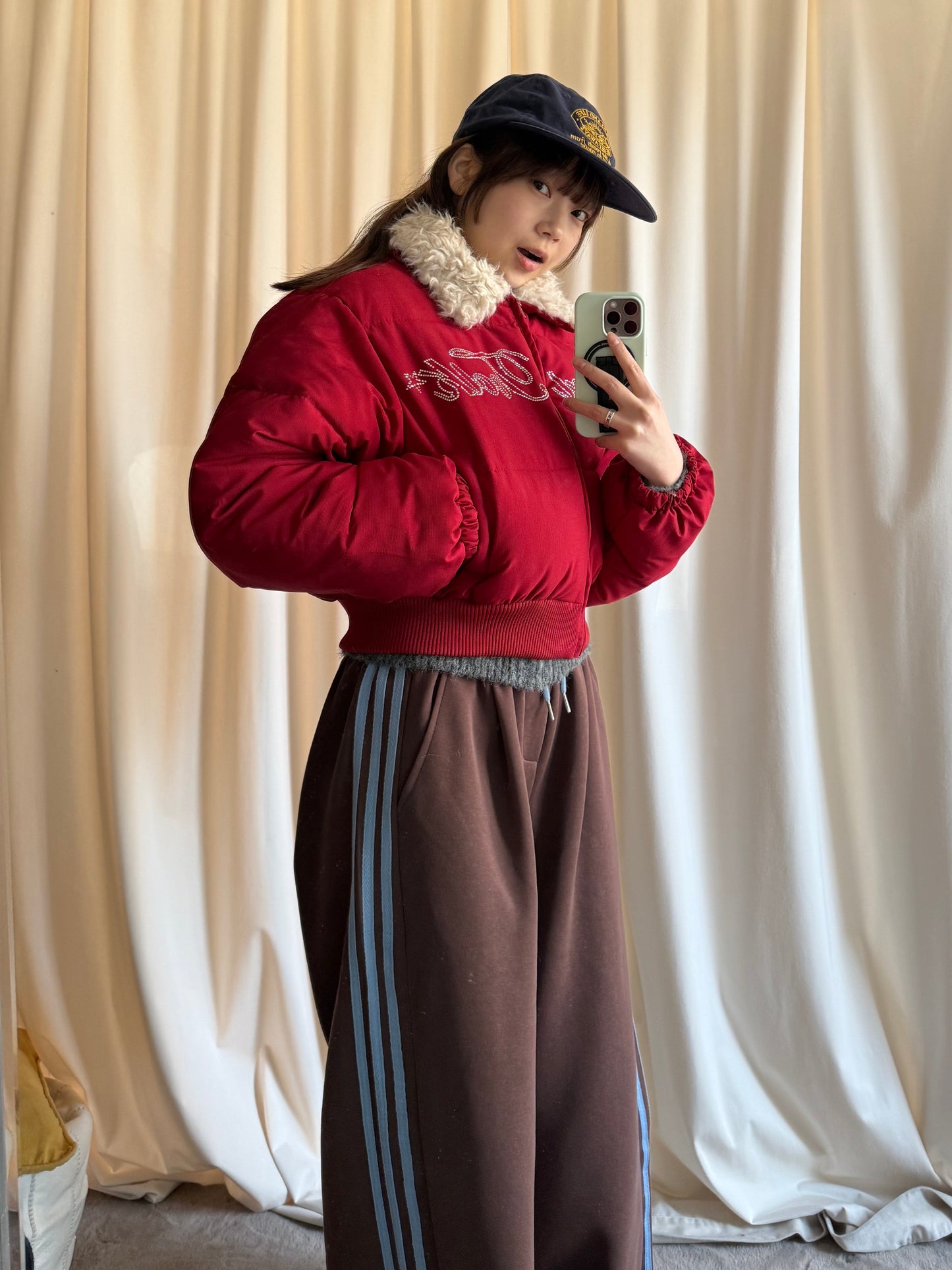 サイドラインバイカラーパンツ DPB91103