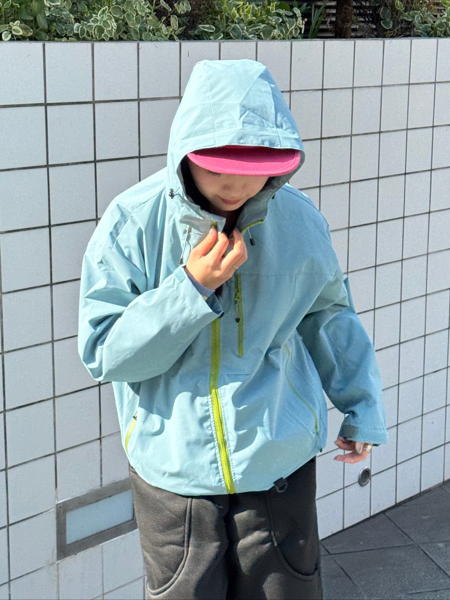 バイカラーナイロンジャケット DPB91086