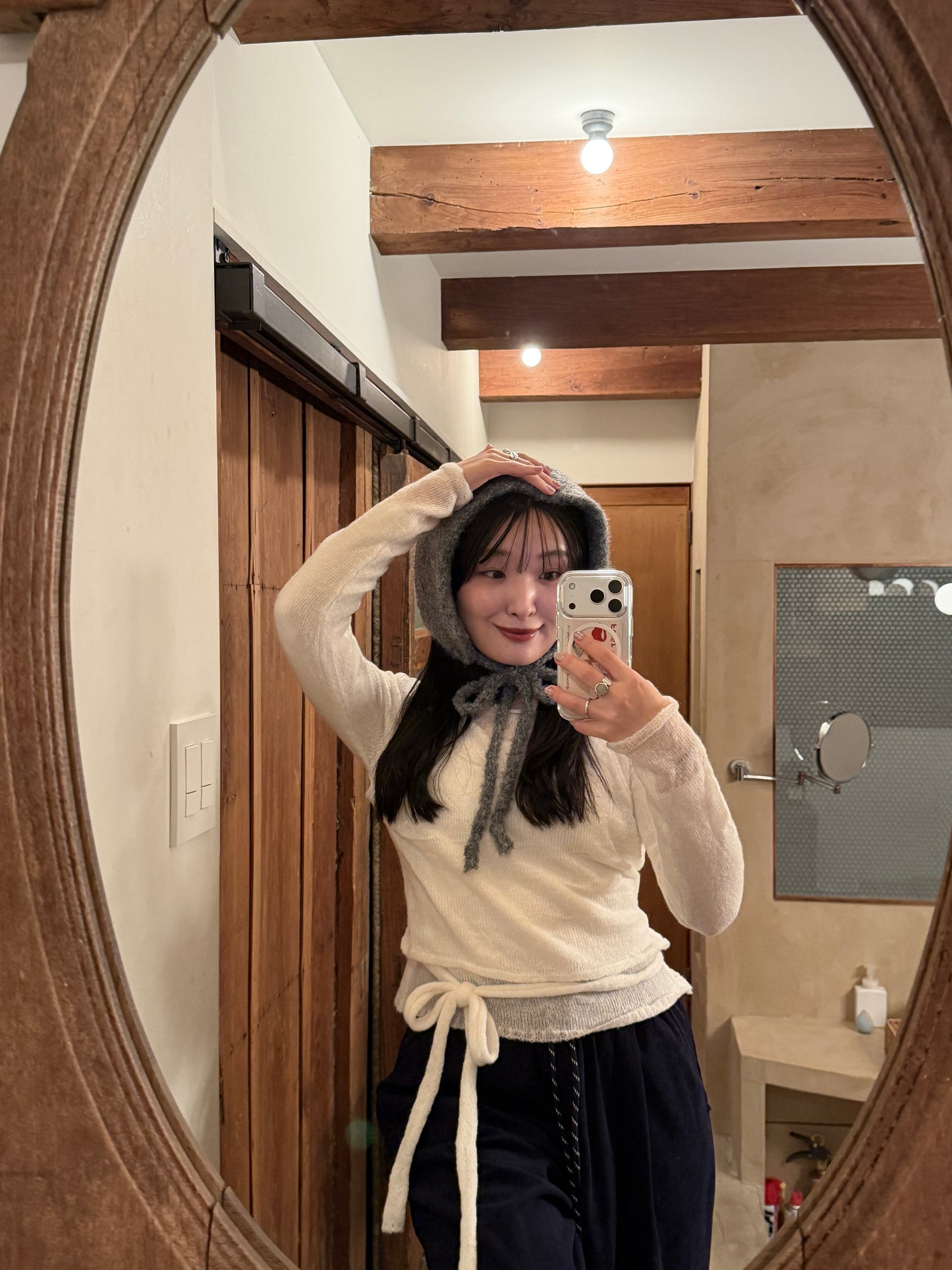 ニットリボンイヤーマフ DPB78250