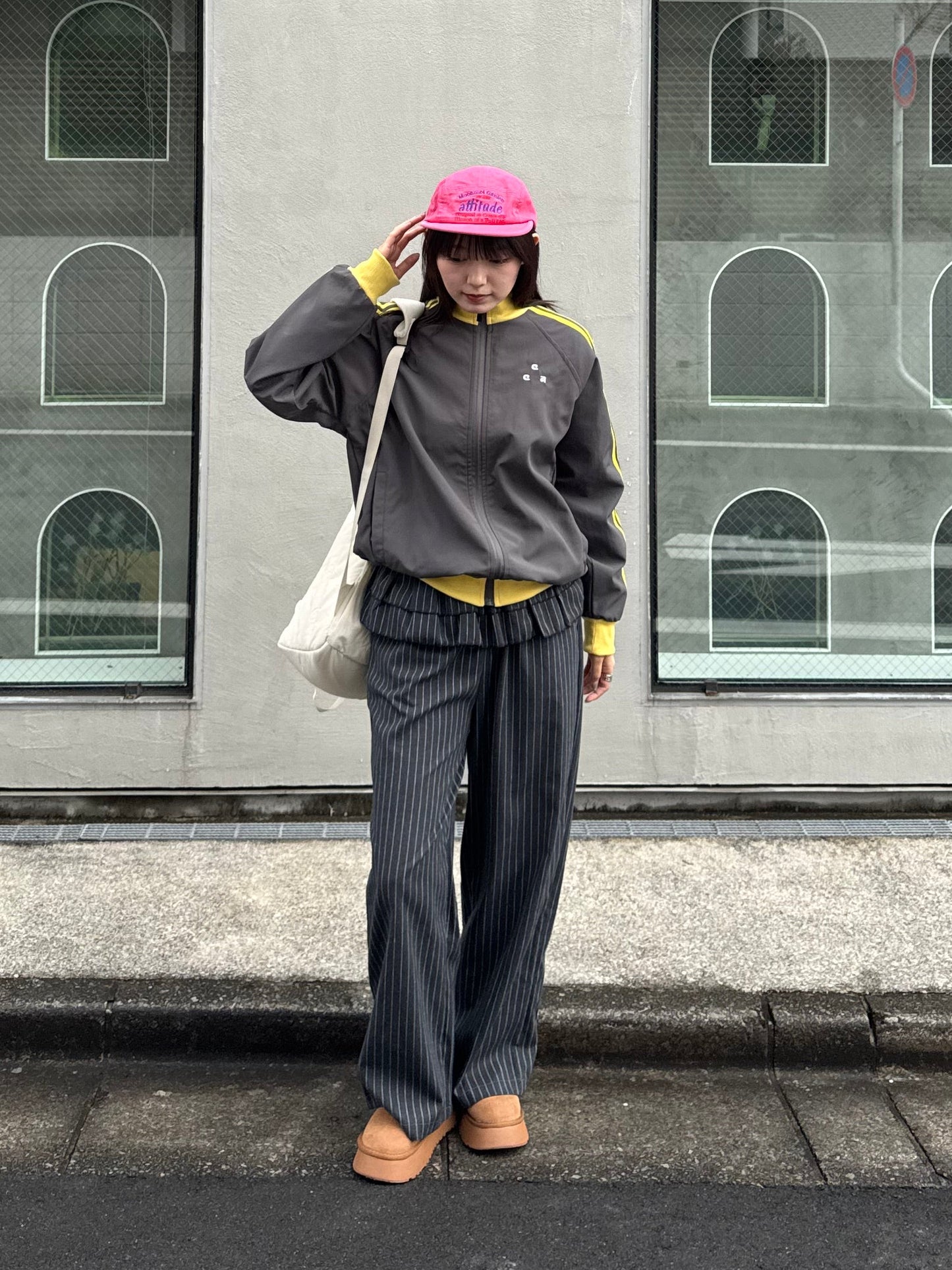 ストライプフリルスカートパンツ DPB91095
