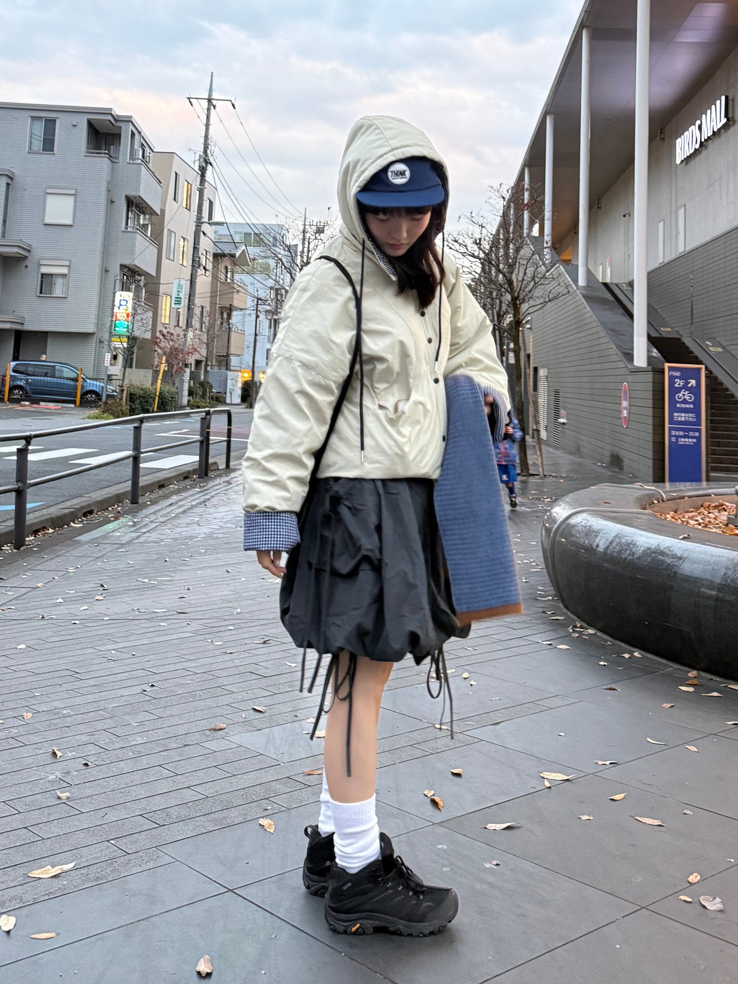 チェックダウンジャケット DPA43716