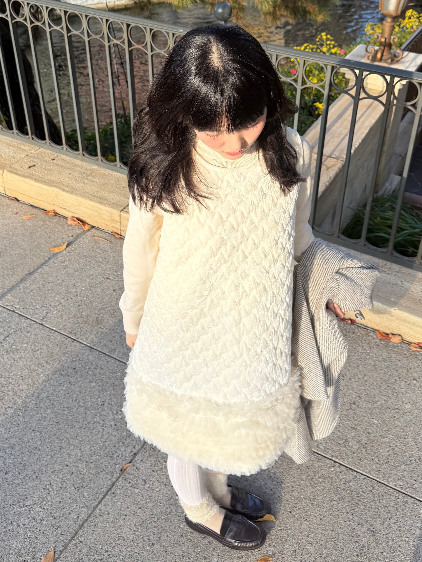 キルティングファーワンピース DPA43712