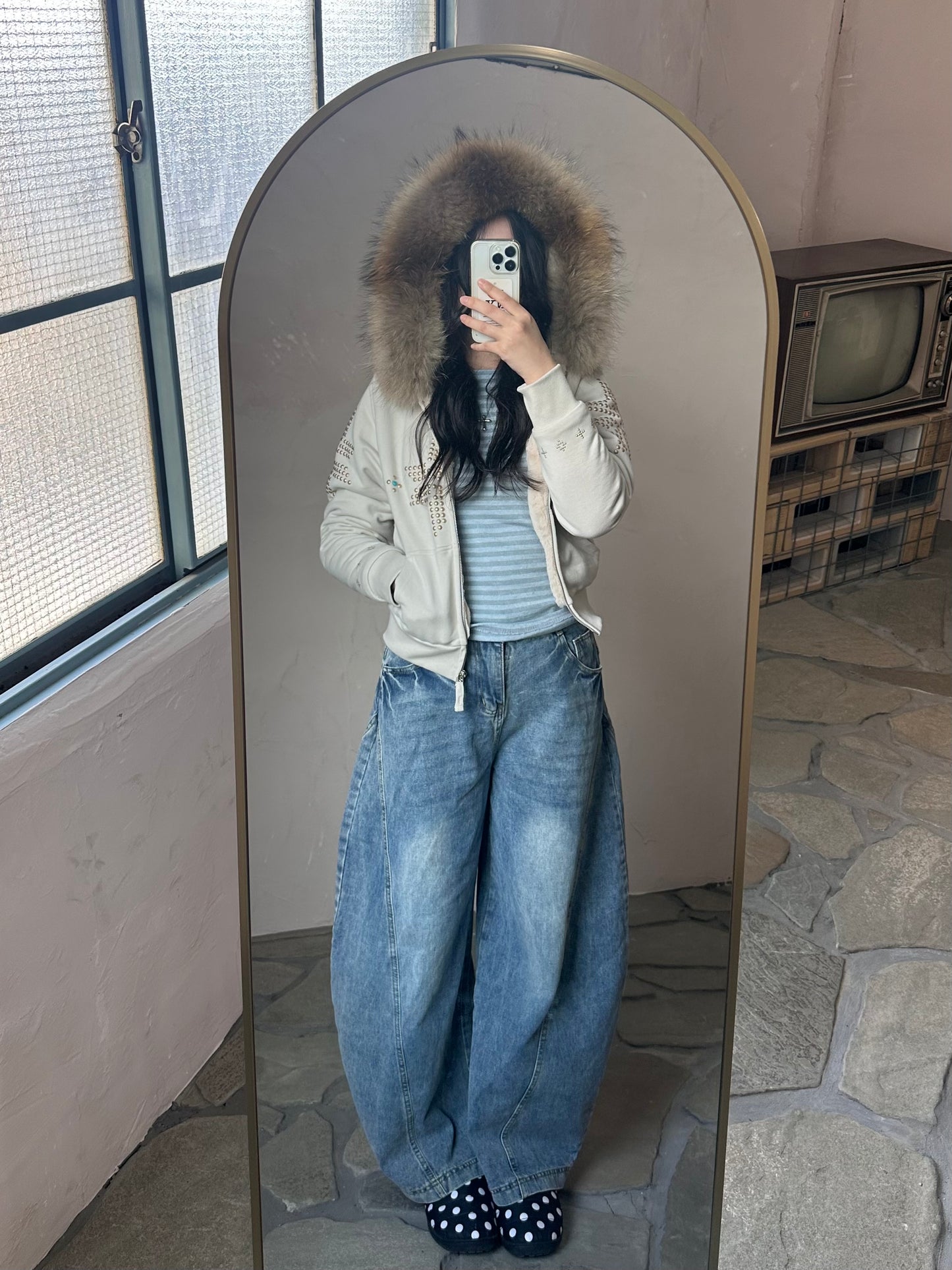 ワイドデニムパンツ DPB95062