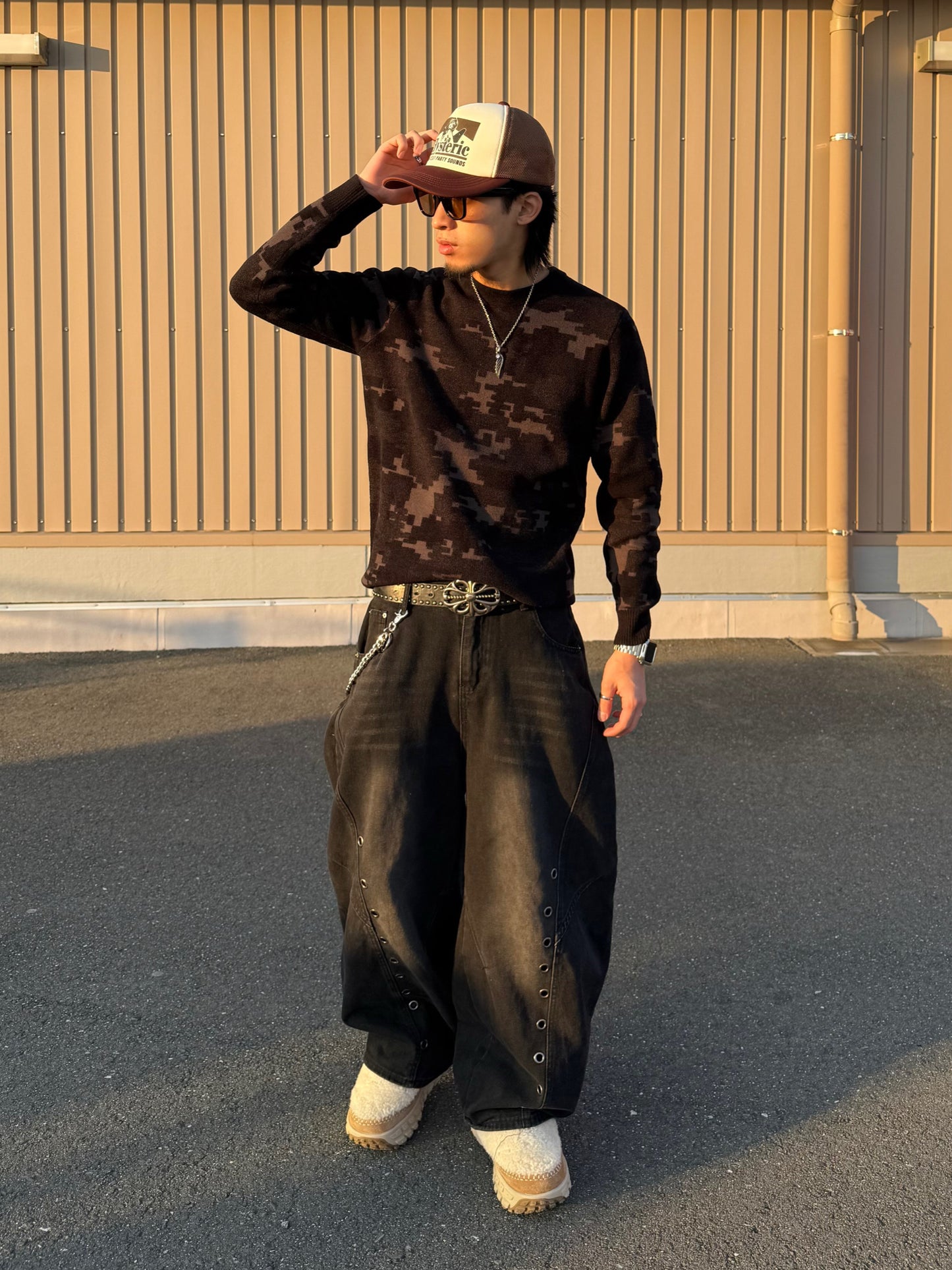 ユニークデザインニット DPB90149