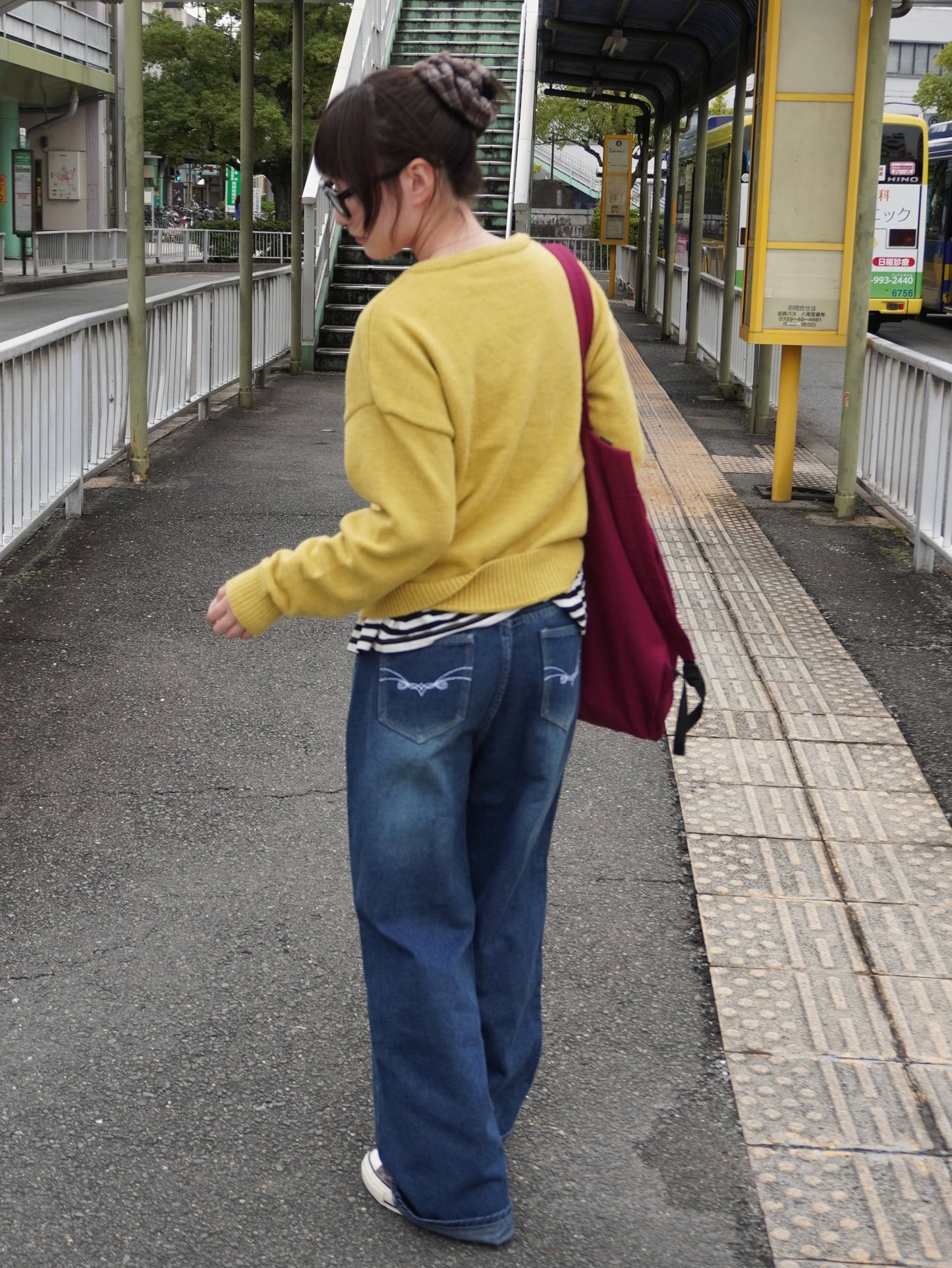 ストレートウォッシュデニムパンツ DPB85346