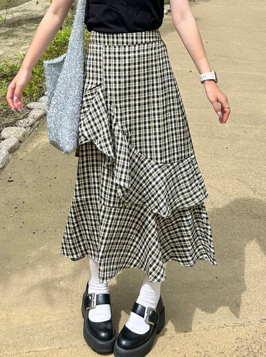 アシンメトリーフリルスカート CPA22104