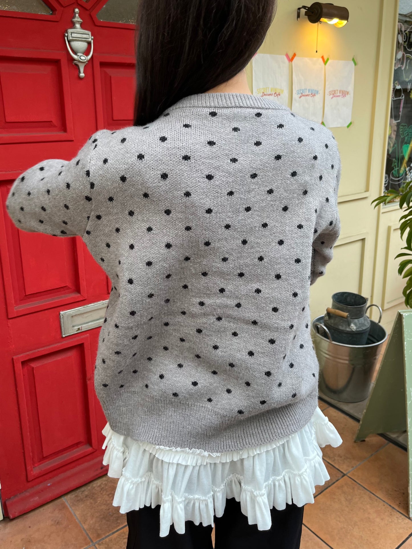 ドットニットカーディガン DPB94023