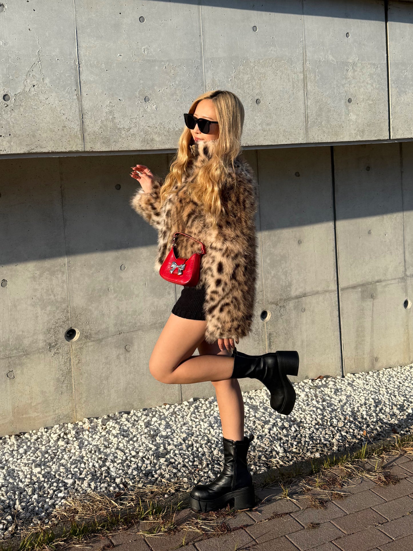 レオパードミニファーコート DPB73539