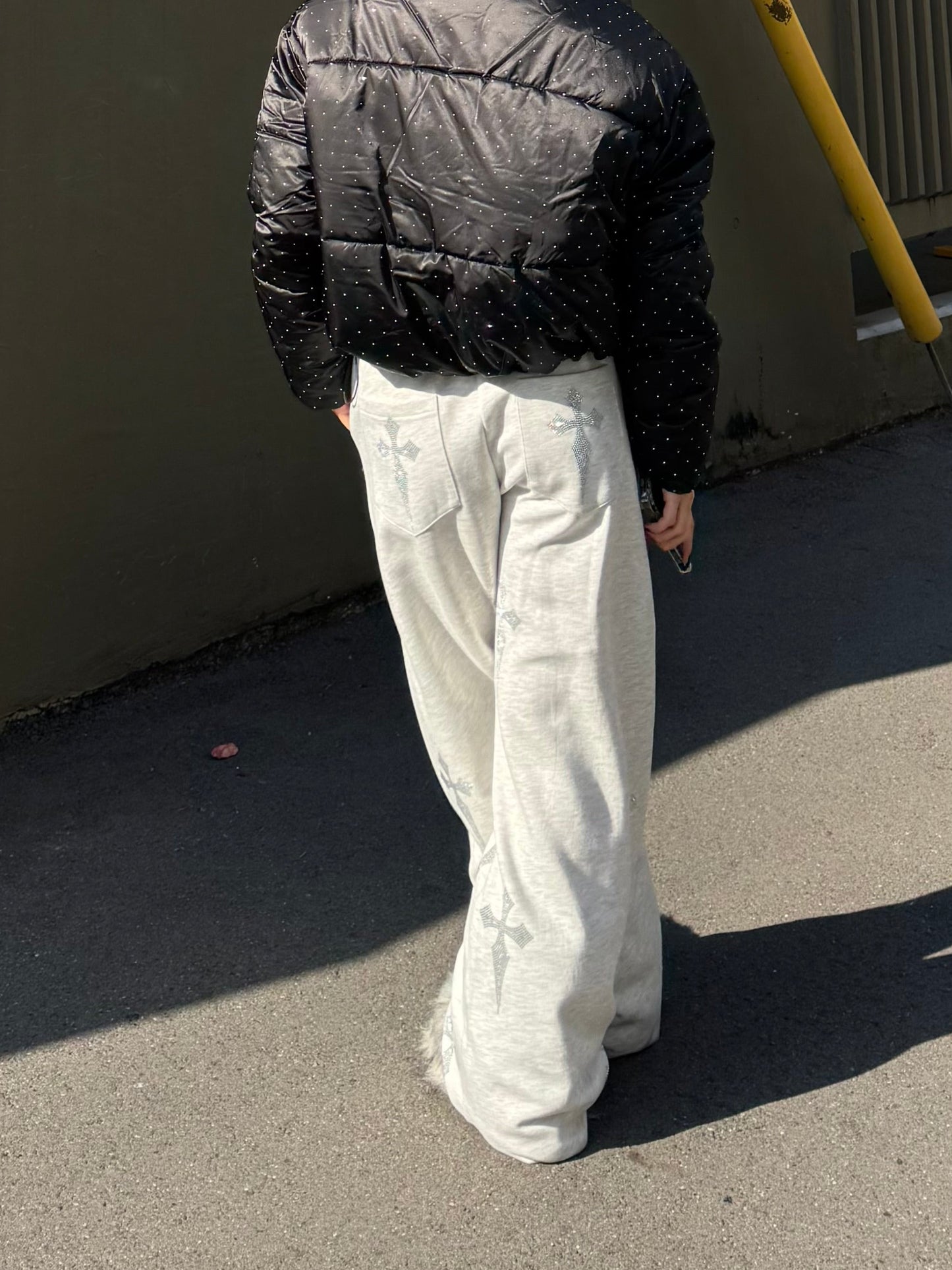 クロスラメスウェットパンツ DPB86167