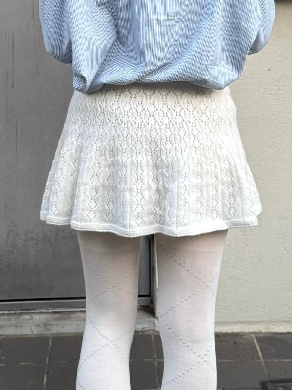 レースニットミニスカート DPC03022