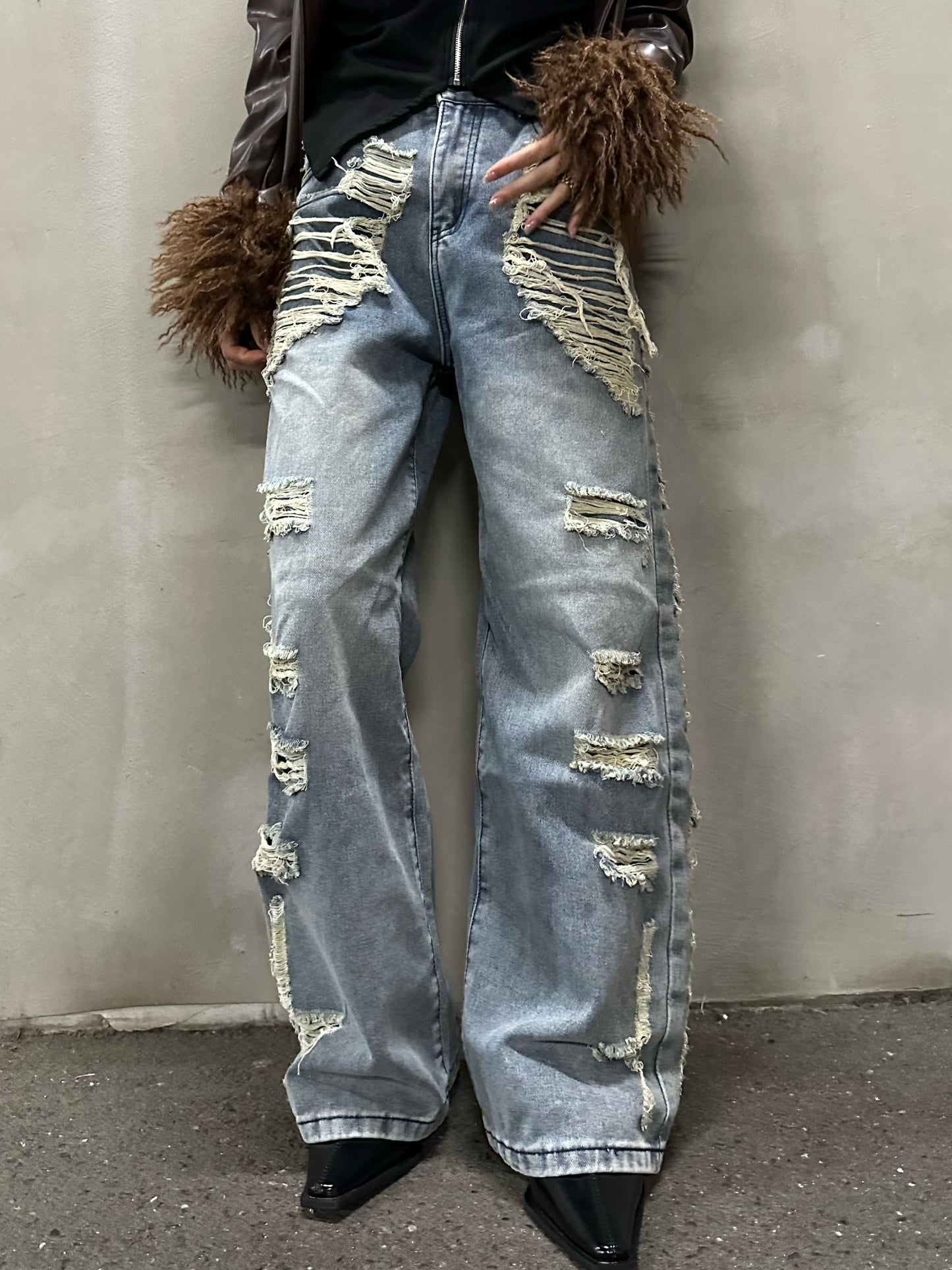 ハイダメージデニムパンツ DPB26667