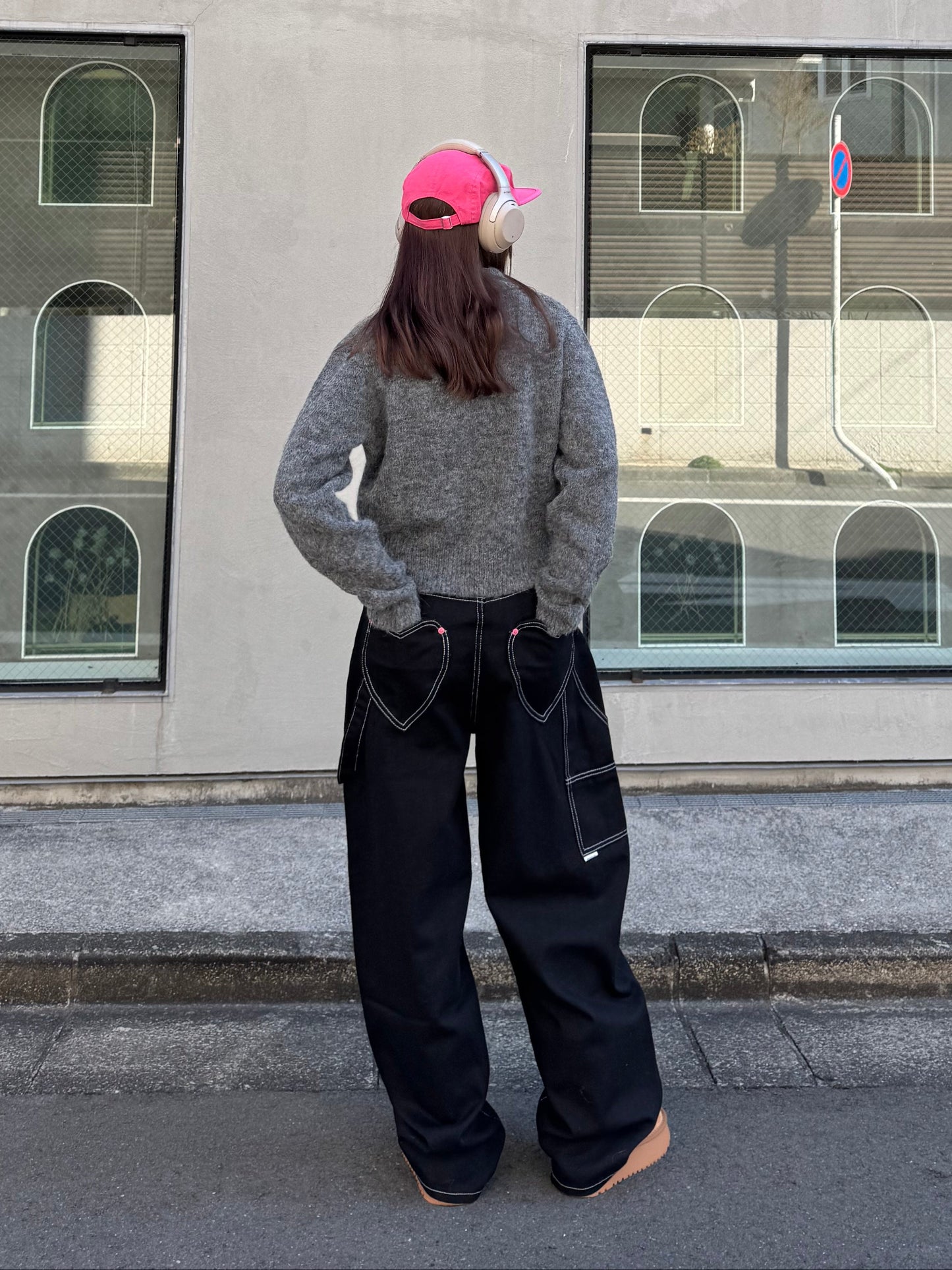 ハートポケットデニムパンツ DPB91076