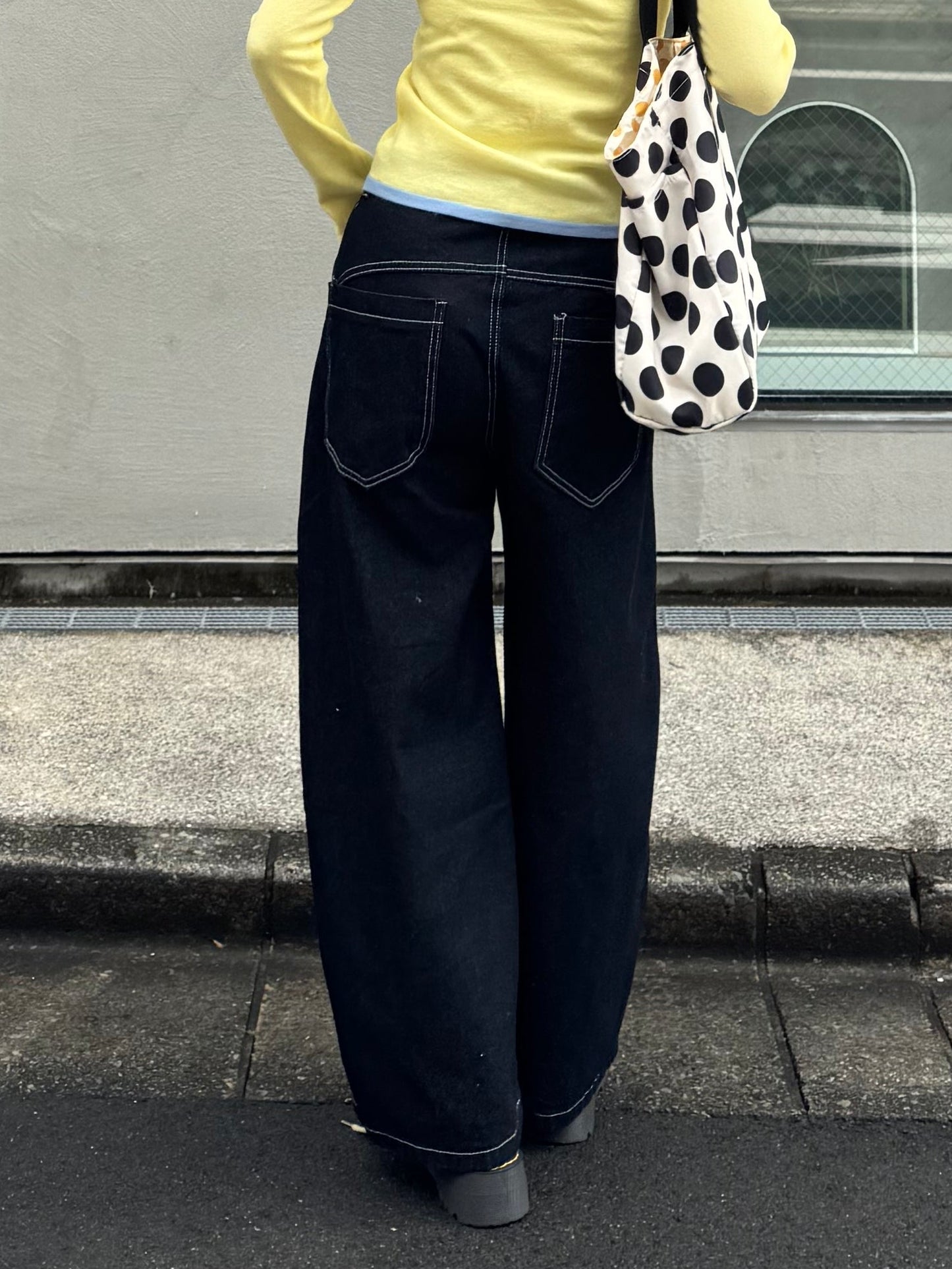 フロントデザインデニムパンツ DPB91098