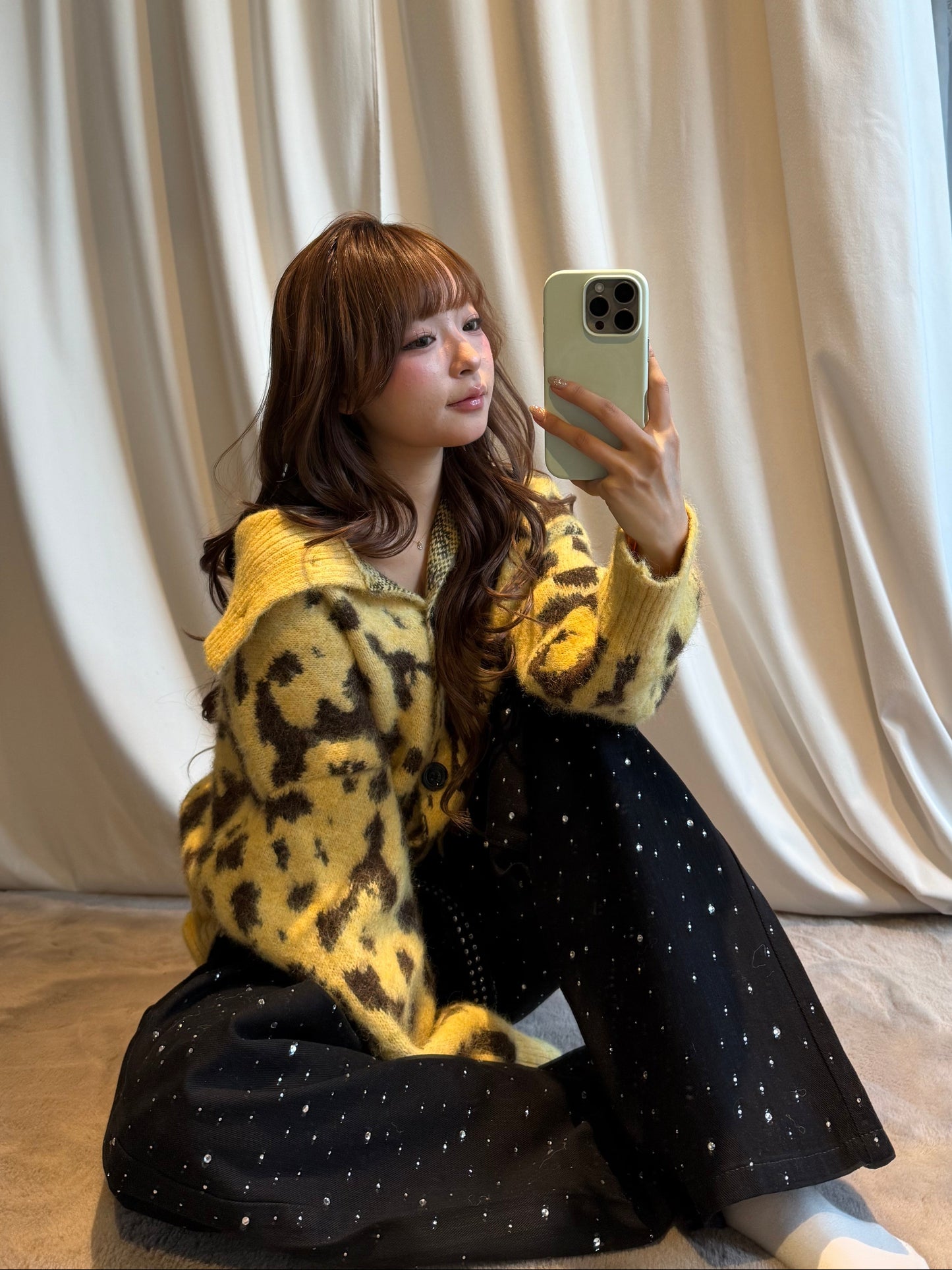 ラメストレードデニムパンツ DPB86168