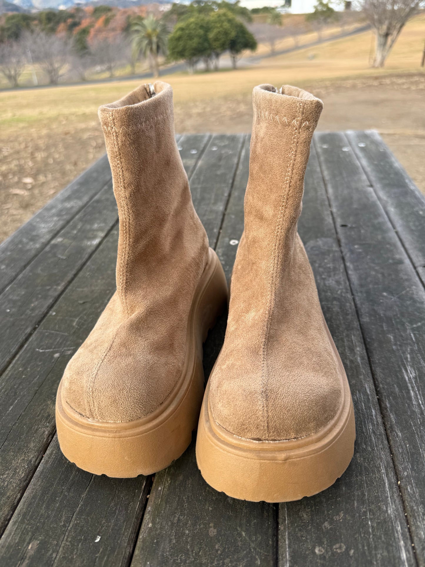 スエードライクハイカットブーツ DPB73522