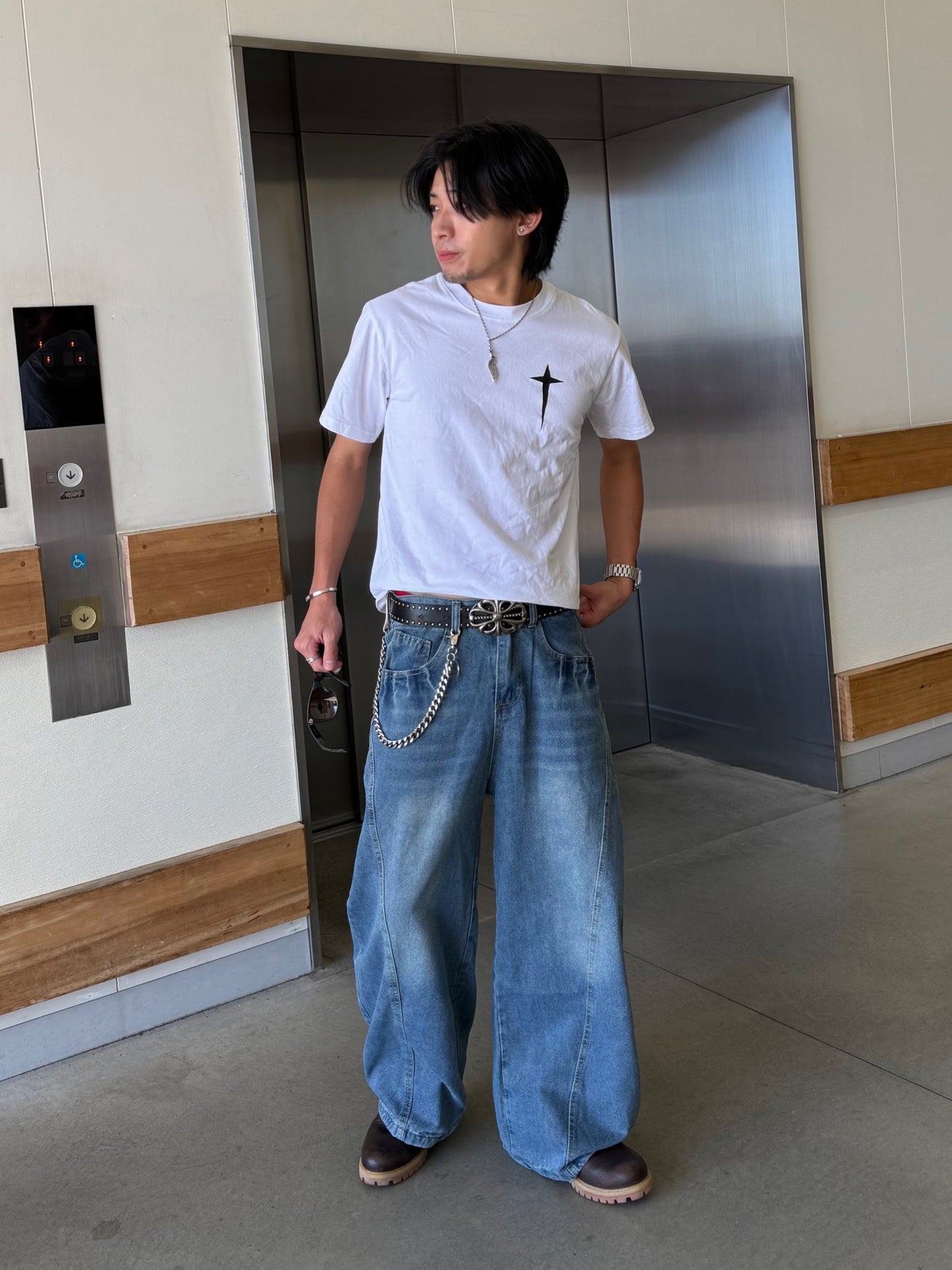 ワイドシルエットデニムパンツ DPB90206