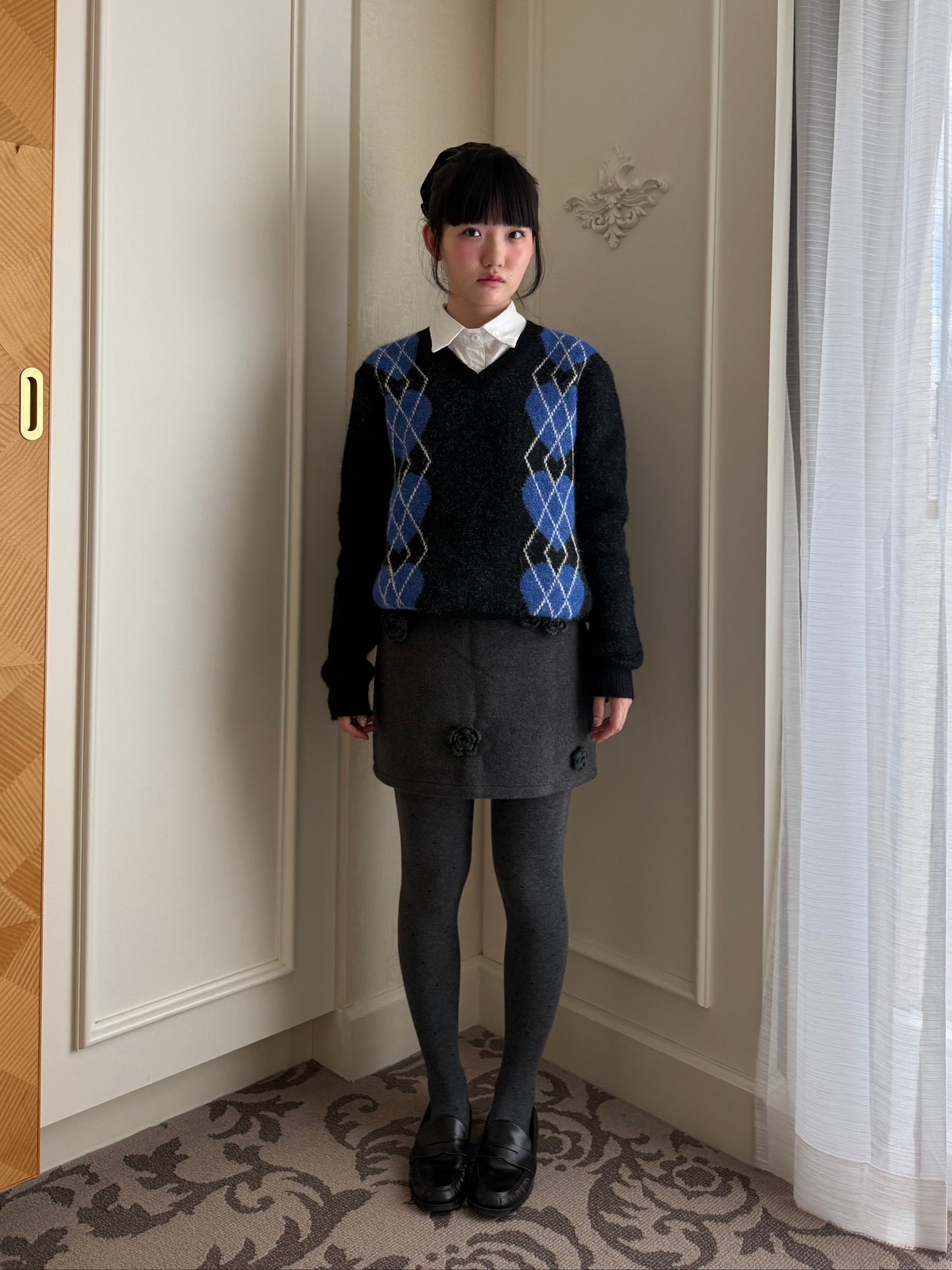 フラワーミニスカート DPA43720