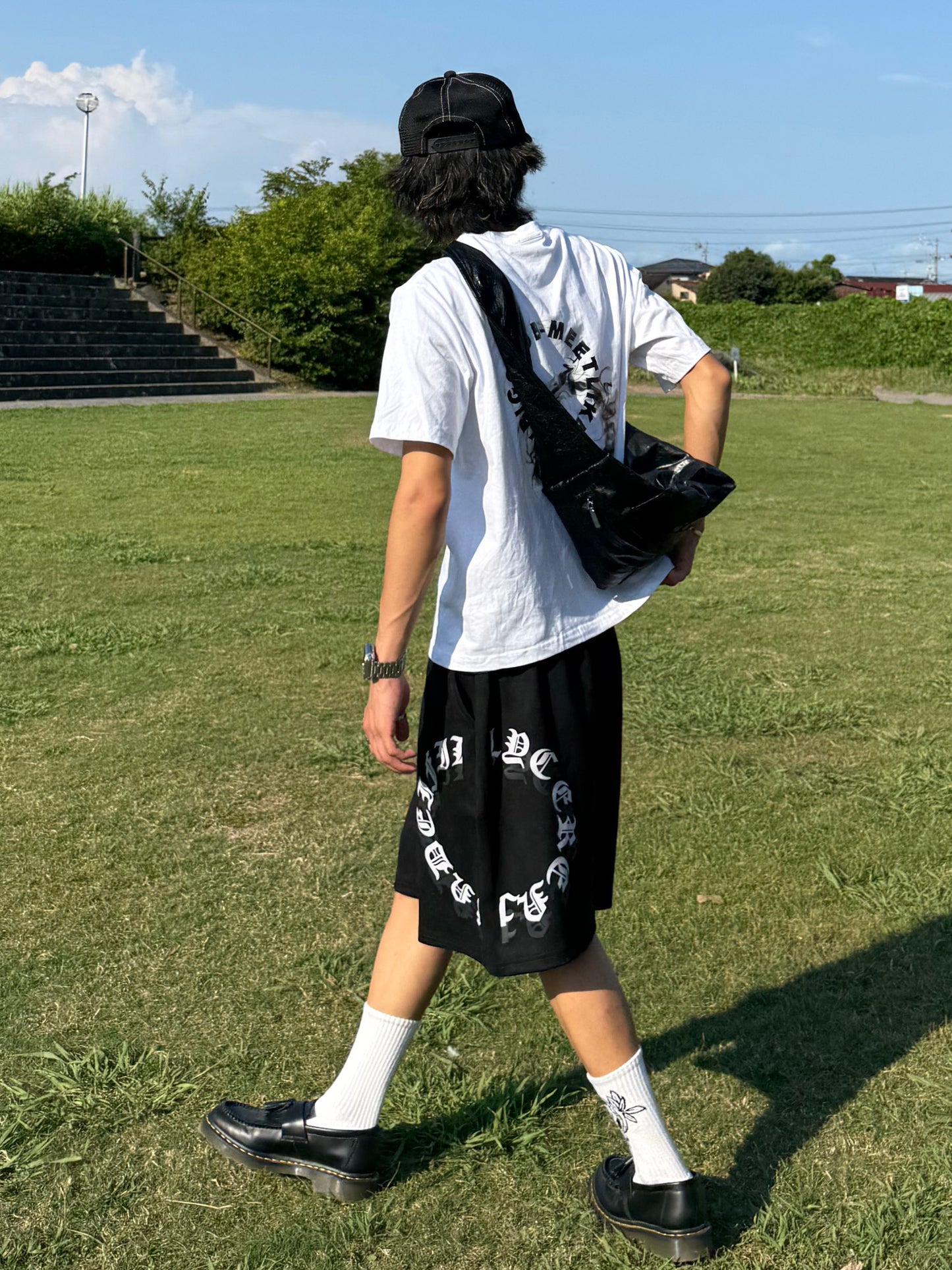 ゴシックロゴハーフパンツ DPB90010
