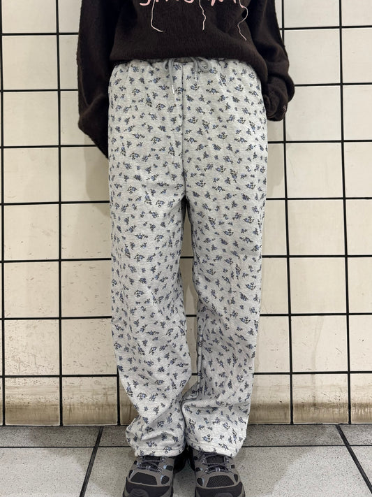 フラワープリントスウェットパンツ DPB85056