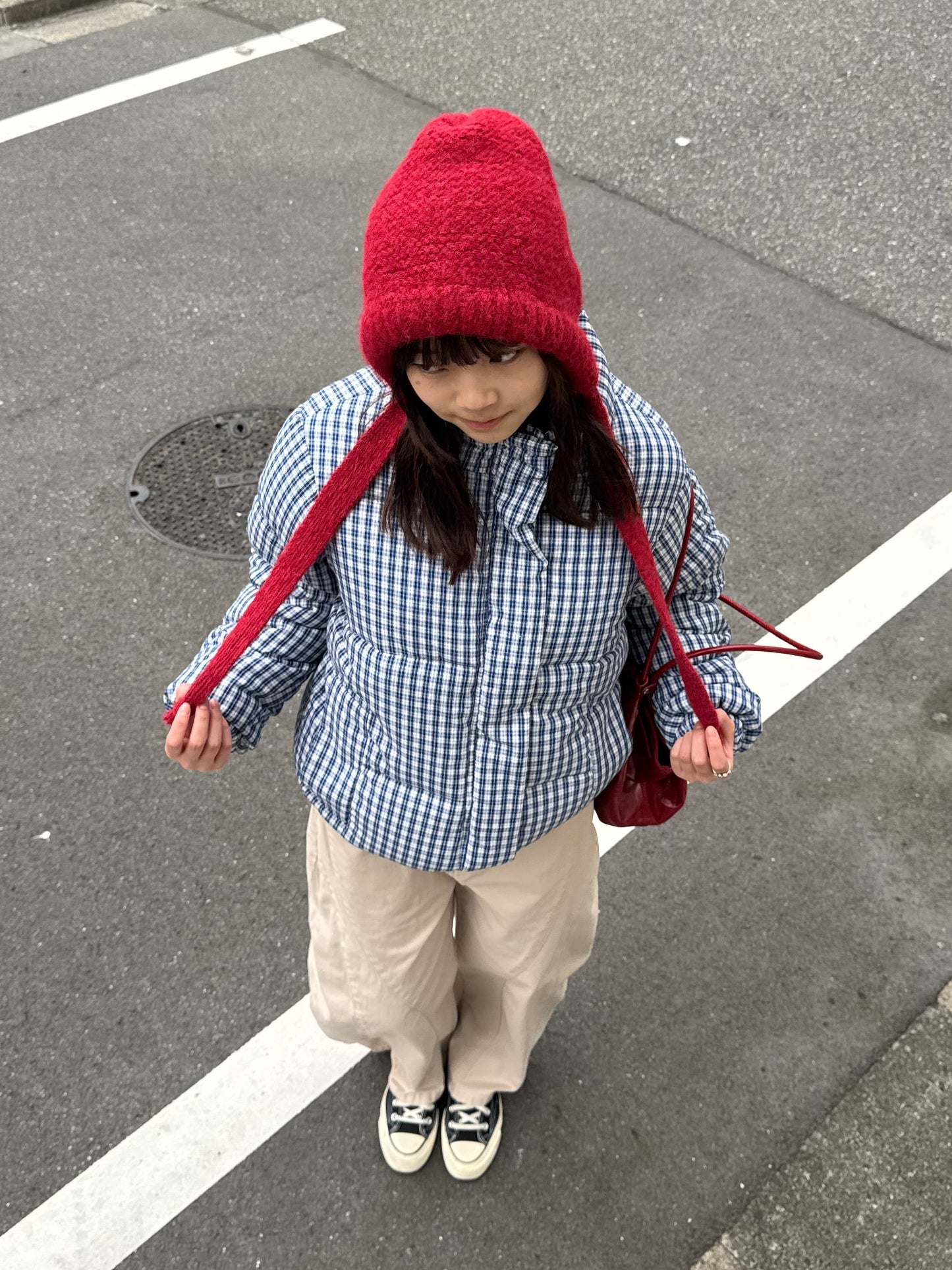 ギンガムチェックダウンジャケット DPB91052