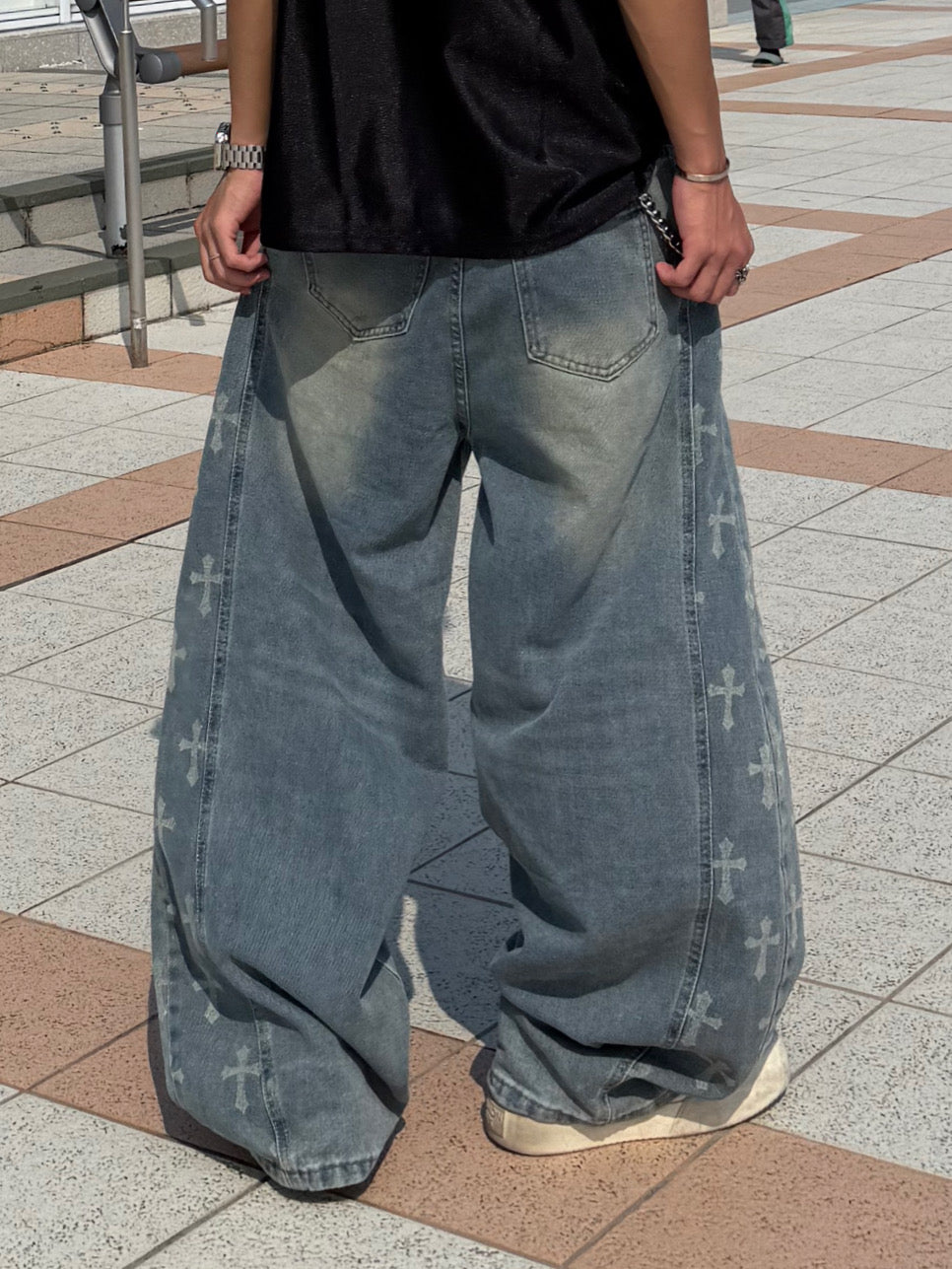 クロスオーバーデニムパンツ DPB90254