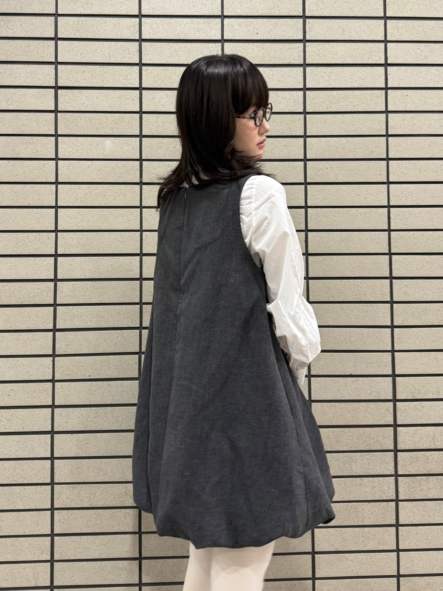 ポイントリボンバルーンワンピース DPA43696