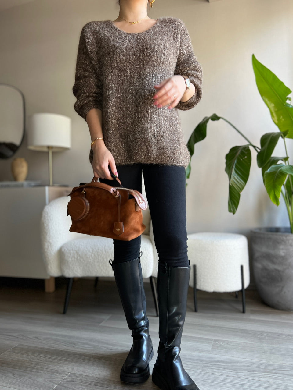 オーバーサイズニット DPB56349