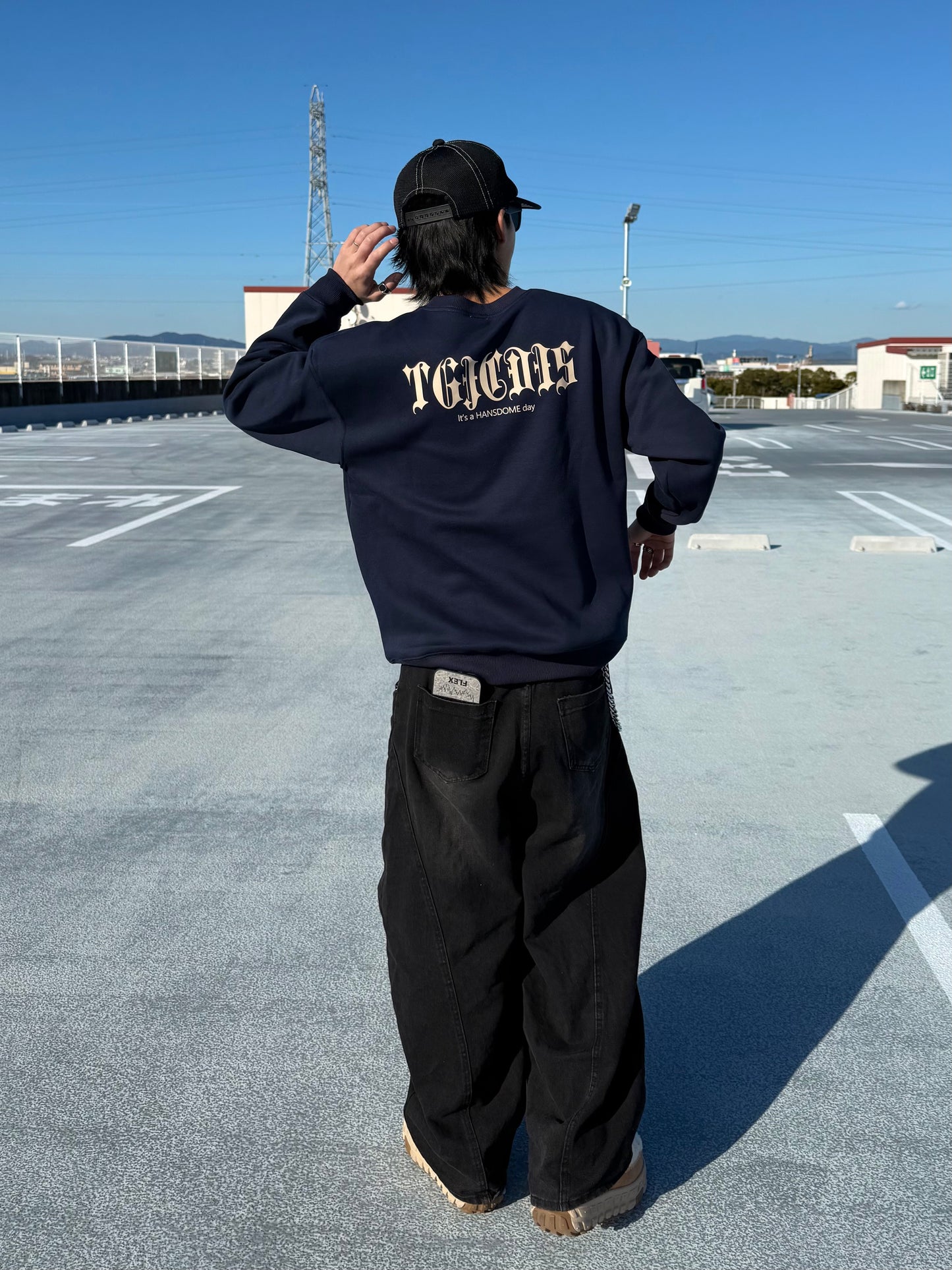 ユニセックスロゴスウェット DPB73563