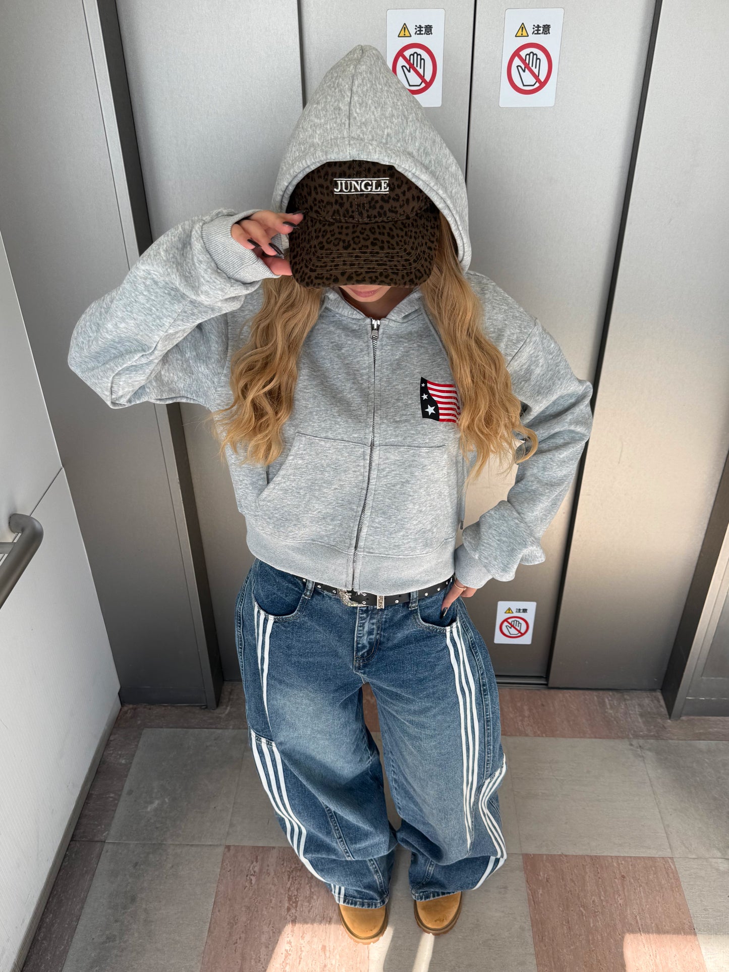 バルーンラインデニムパンツ DPB73531