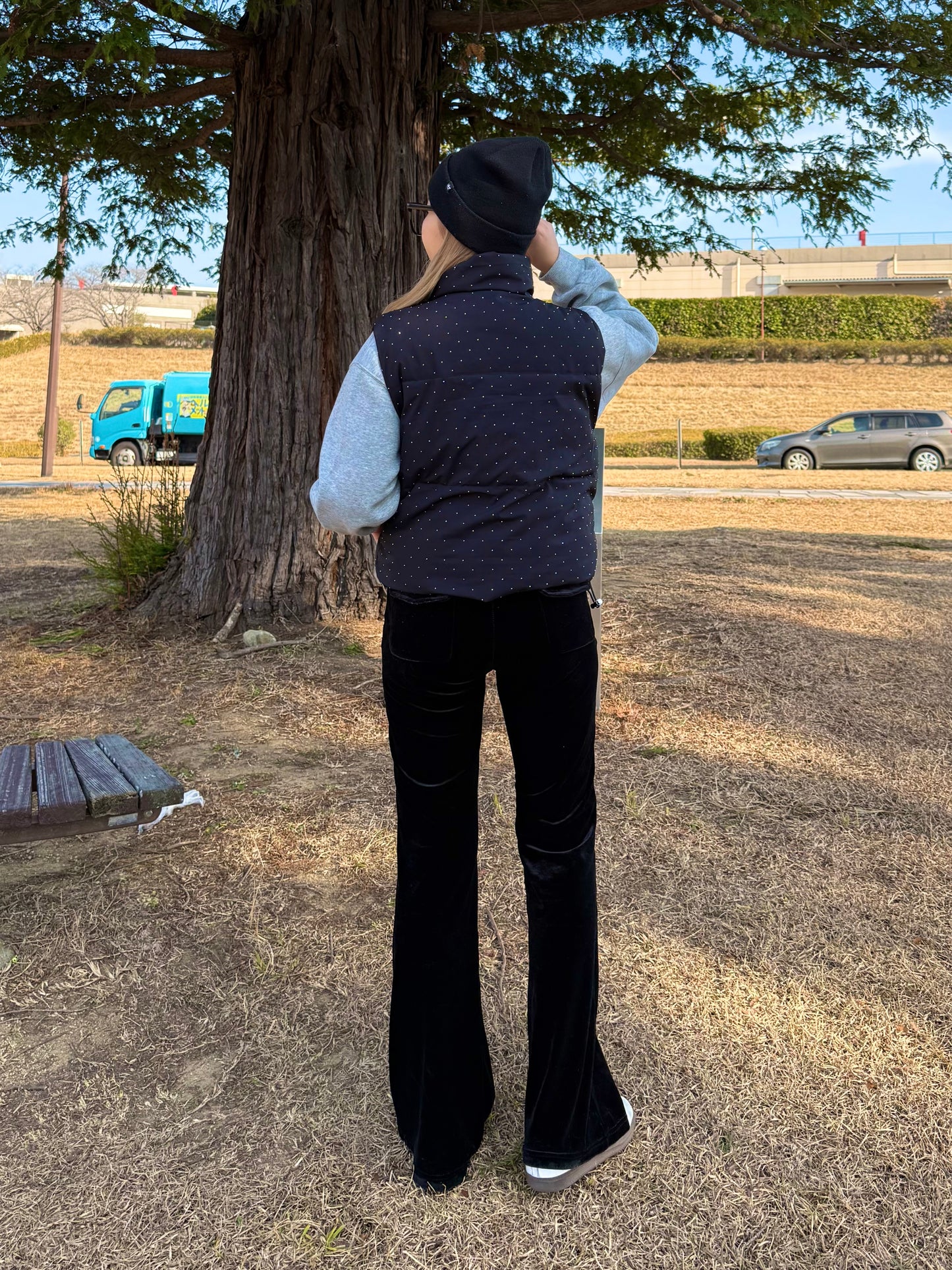 ベロアストレートパンツ DPB73172