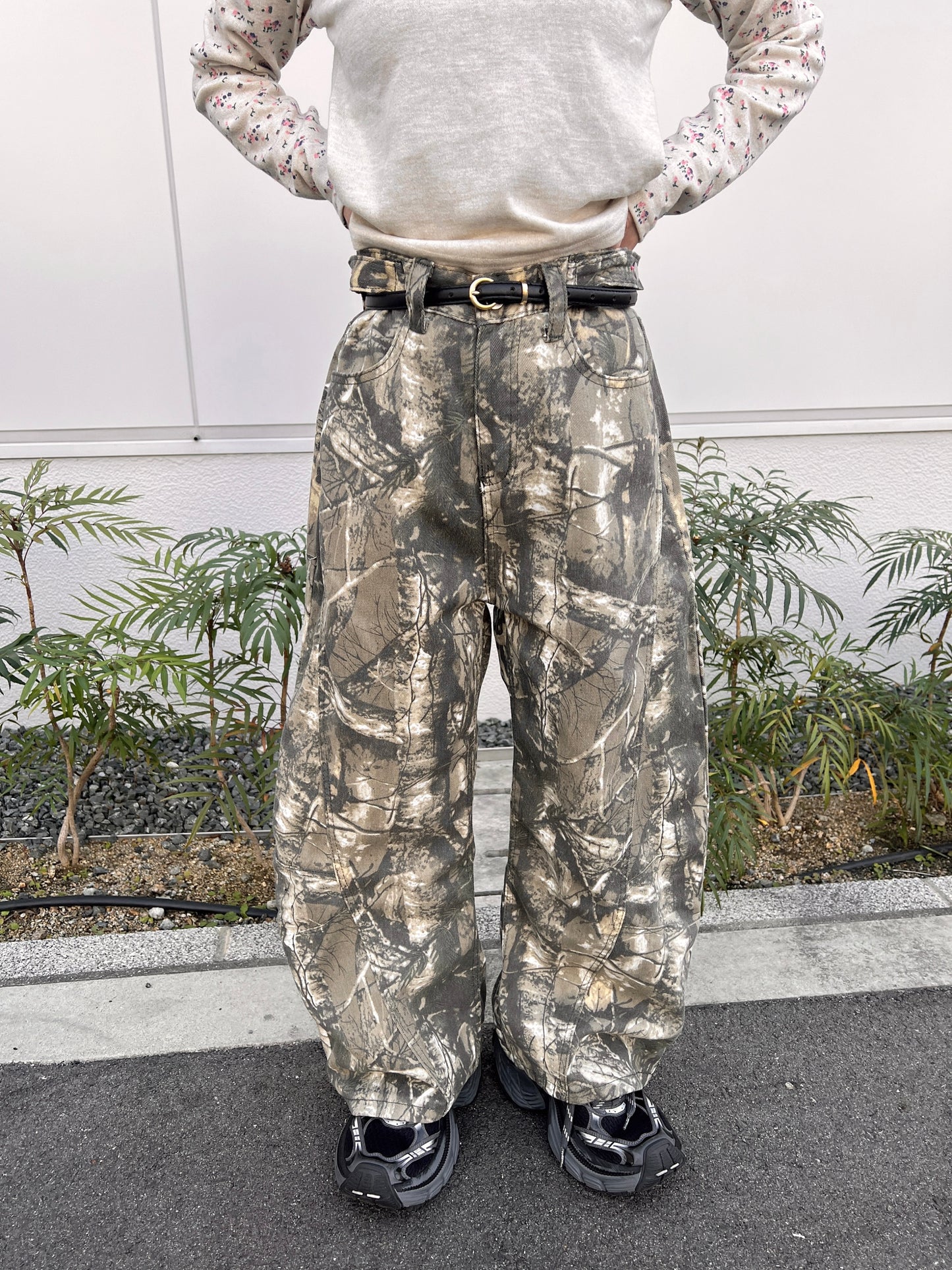 ツリーデザインワイドパンツ DPB79245