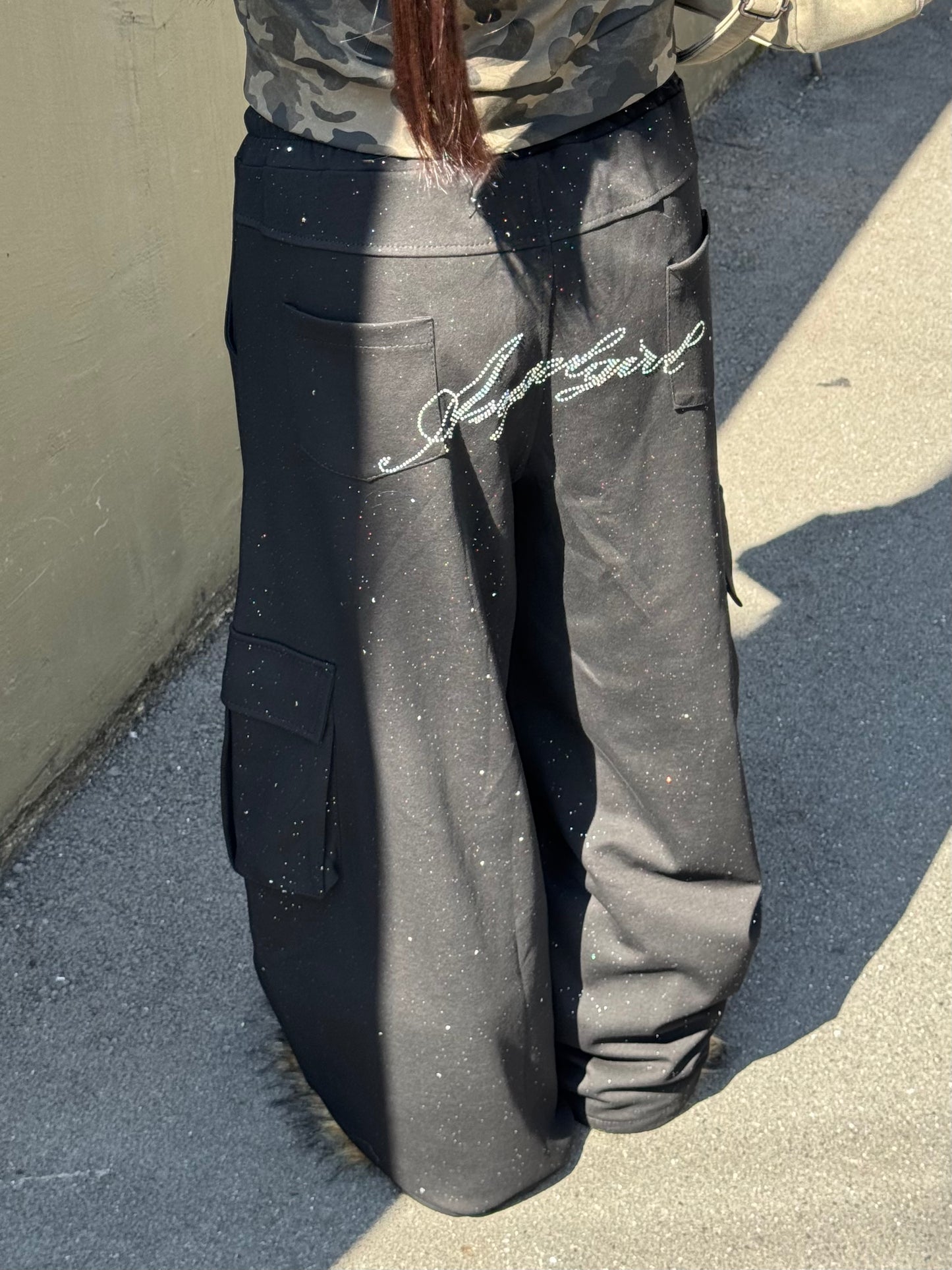 ラメカーゴスウェットパンツ DPB86111