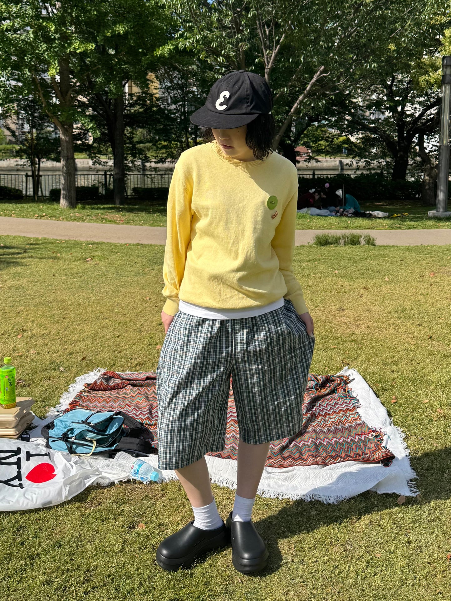 カジュアルチェックパンツ DPB85212