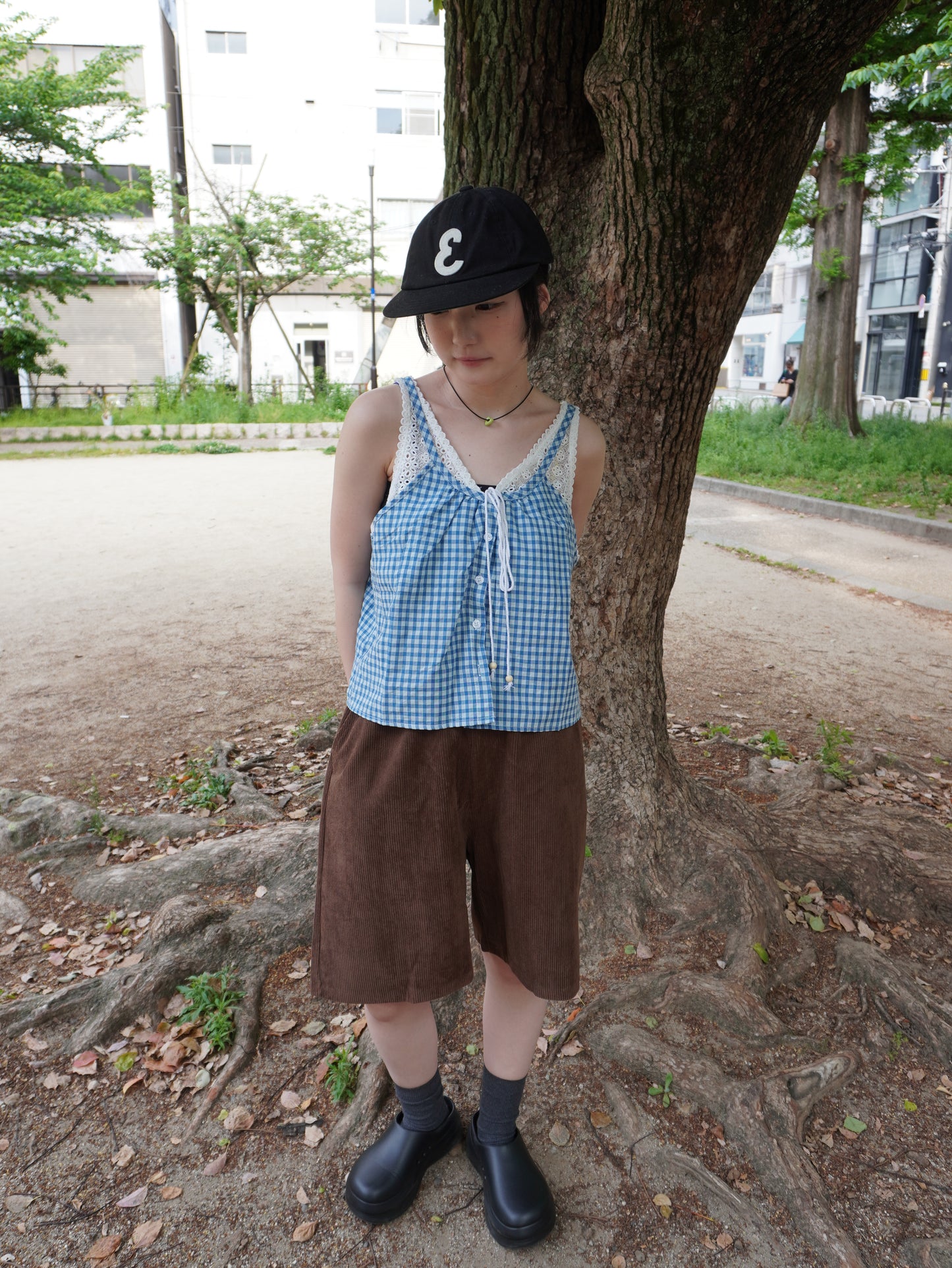 コーデュロイハーフパンツ DPB85158