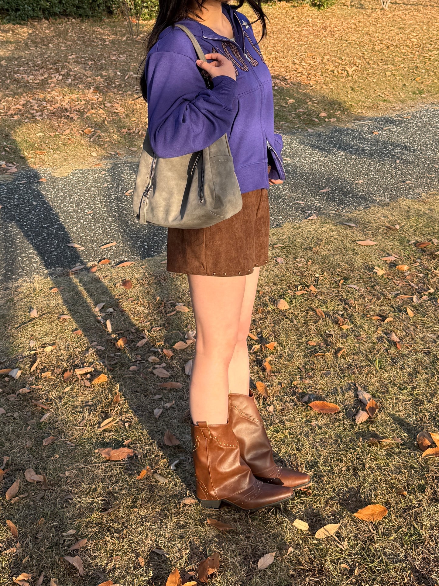 スエードショルダーバッグ DPC01019