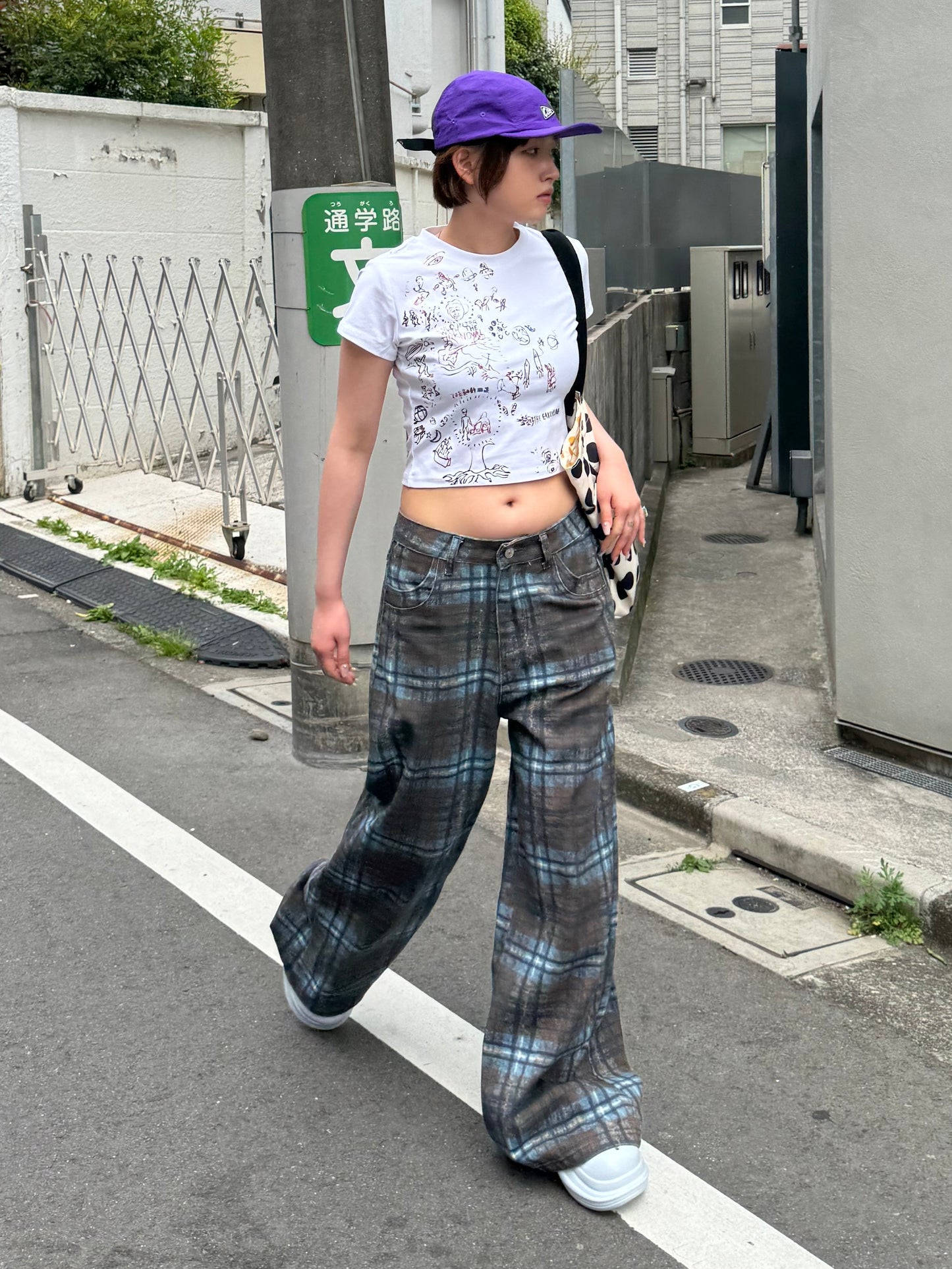フロントロゴフラットキャップ DPB91124